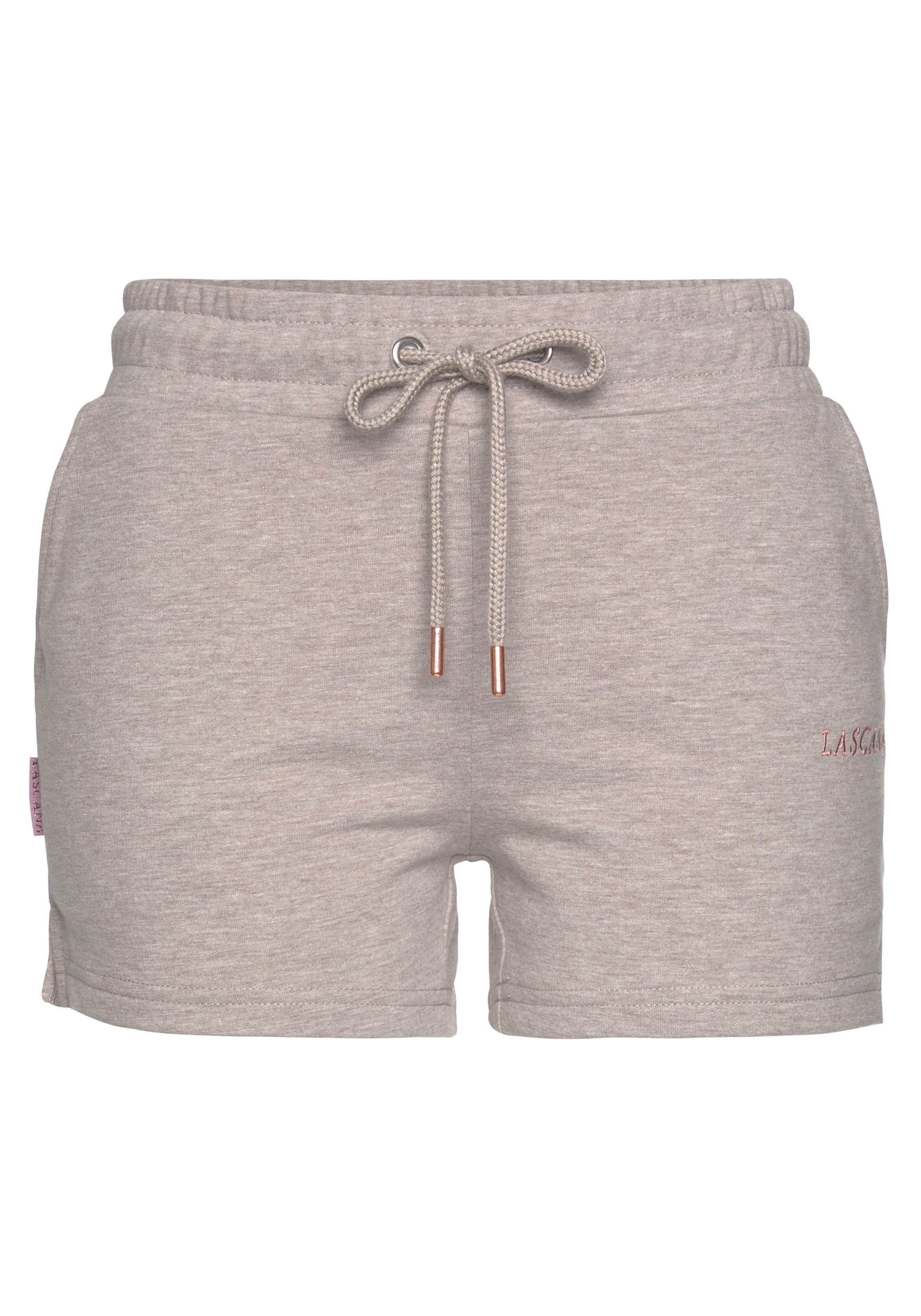 LASCANA Sweatshorts mit Logostickerei, Loungeanzug günstig online kaufen