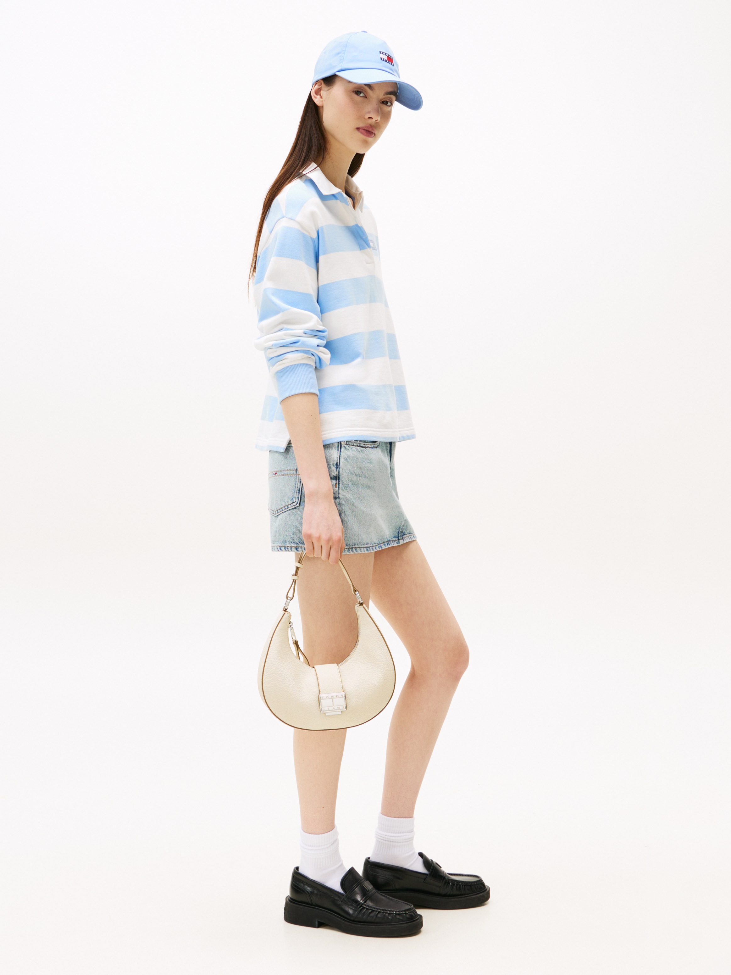 Tommy Jeans Schultertasche "TJW CRUSH SHOULDER BAG", Damen Hobo, Umhängetas günstig online kaufen