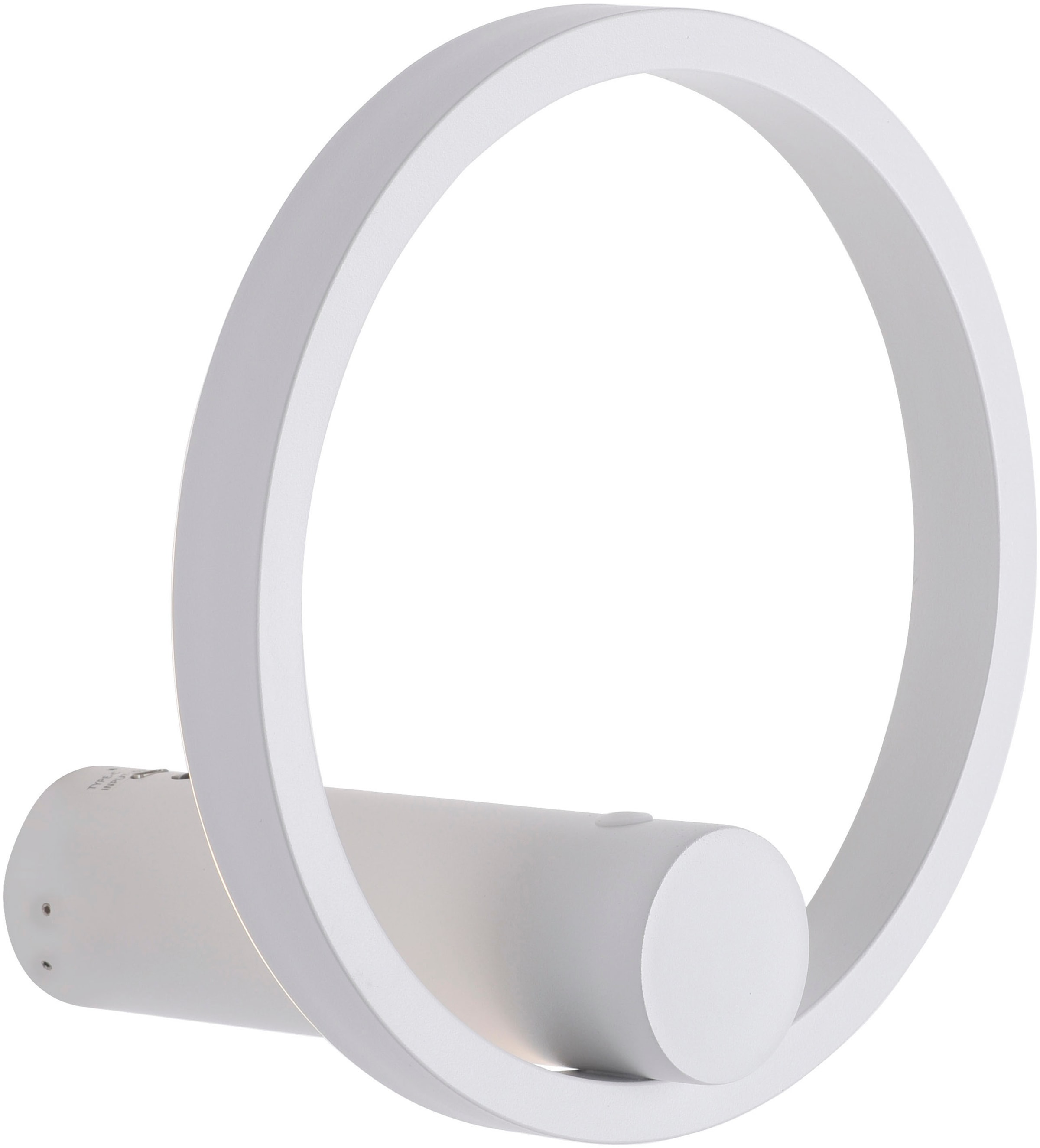 JUST LIGHT LED Wandleuchte "ARCHIE", 1, Ø 22cm H: 22cm, 1 Stk.weiß, Leuchten, Dimmbar, IR-FB, Memoryfunktion, USB-Kabel