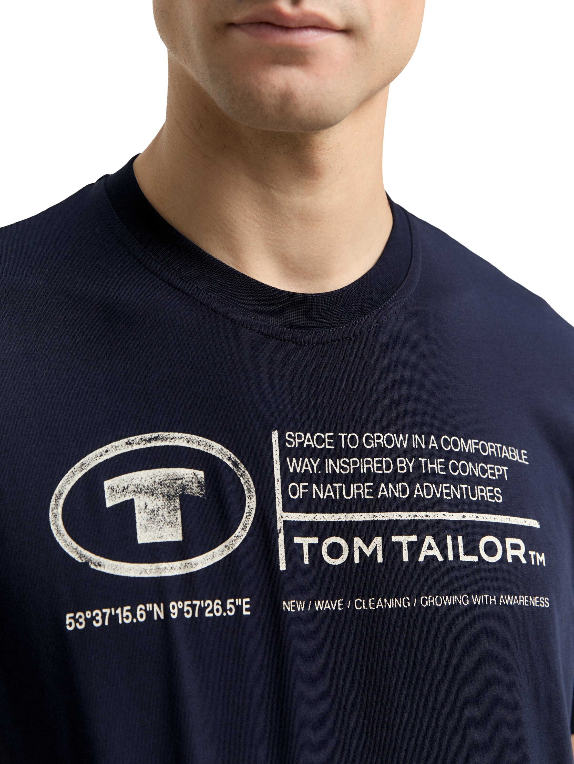 Thumbnail - TOM TAILOR Print-Shirt "Tom Tailor Herren T-Shirt Frontprint"