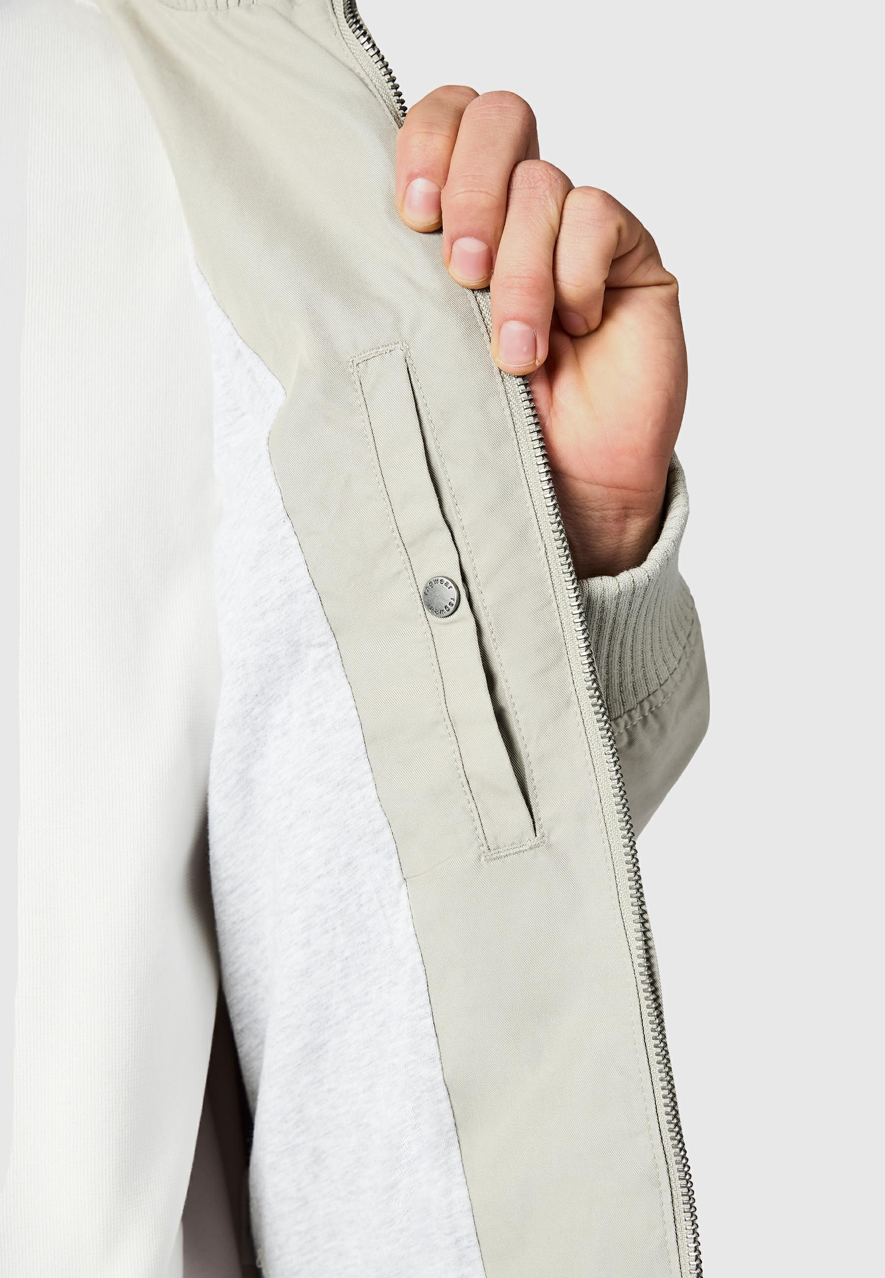 Ragwear Outdoorjacke »Crusien YOUMODO« ohne Kapuze Leichte Jacke mit elastischen Bündchen