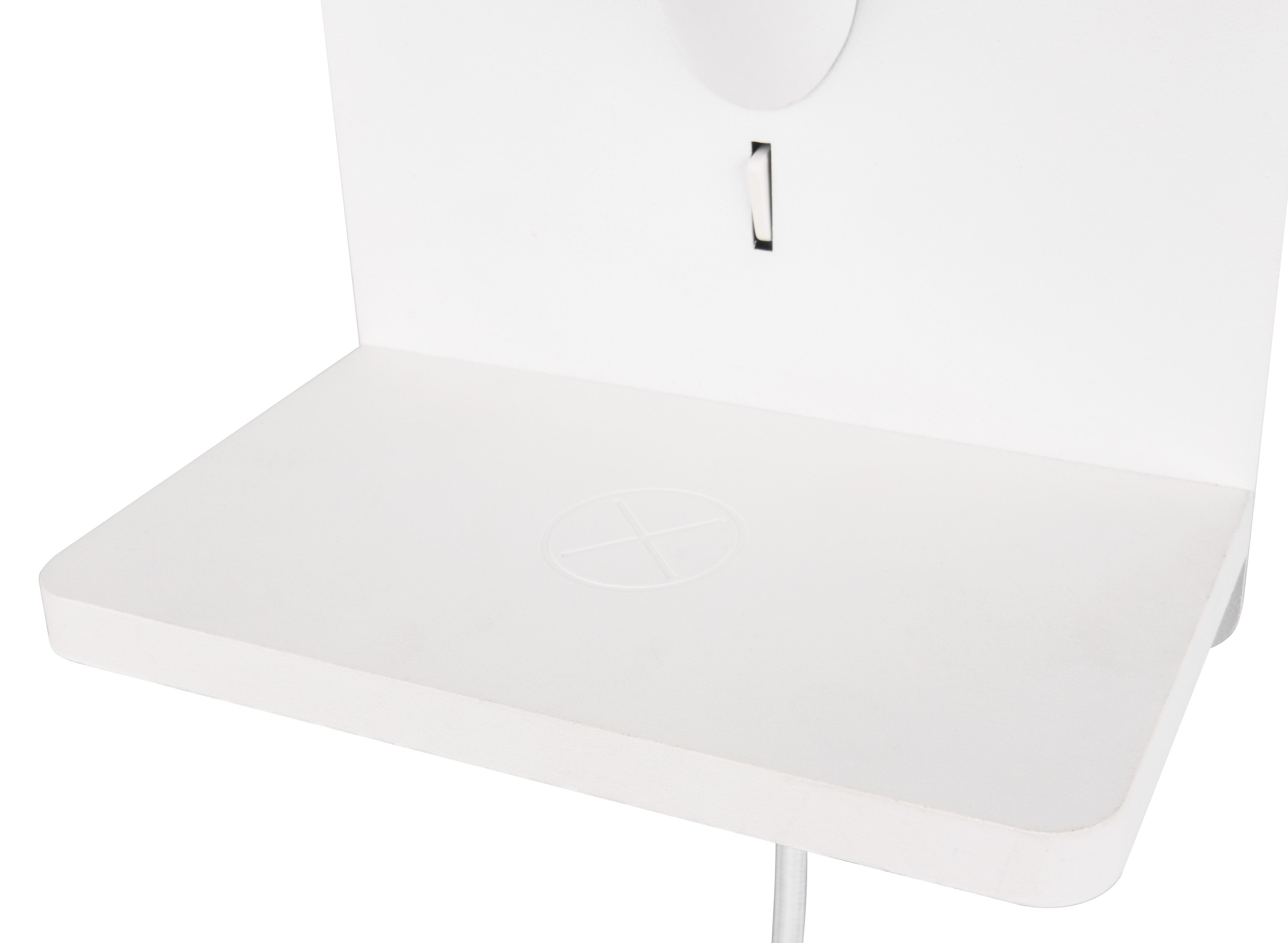 TRIO Leuchten Wandleuchte »COMFORT, Wand Nachttischleuchte, induktive Ladestation USB-Anschluss« E14 1 Stk. warmweiß - kaltweiß LED Wandleuchte indirektes Licht, exkl 1x E14 max 40W, Stoffschirm