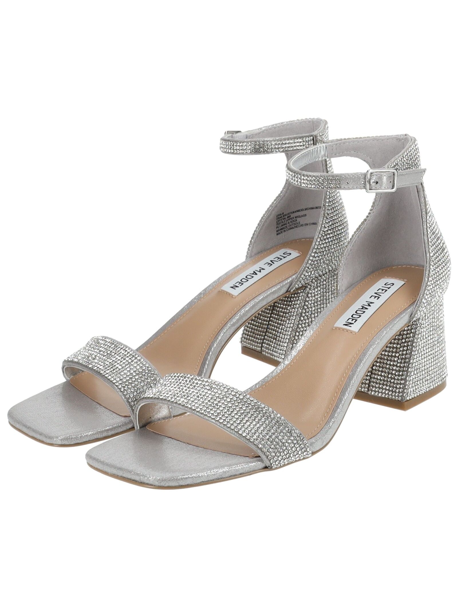 STEVE MADDEN Riemchensandale »STEVE MADDEN Sandalen Lederimitat/Textil«