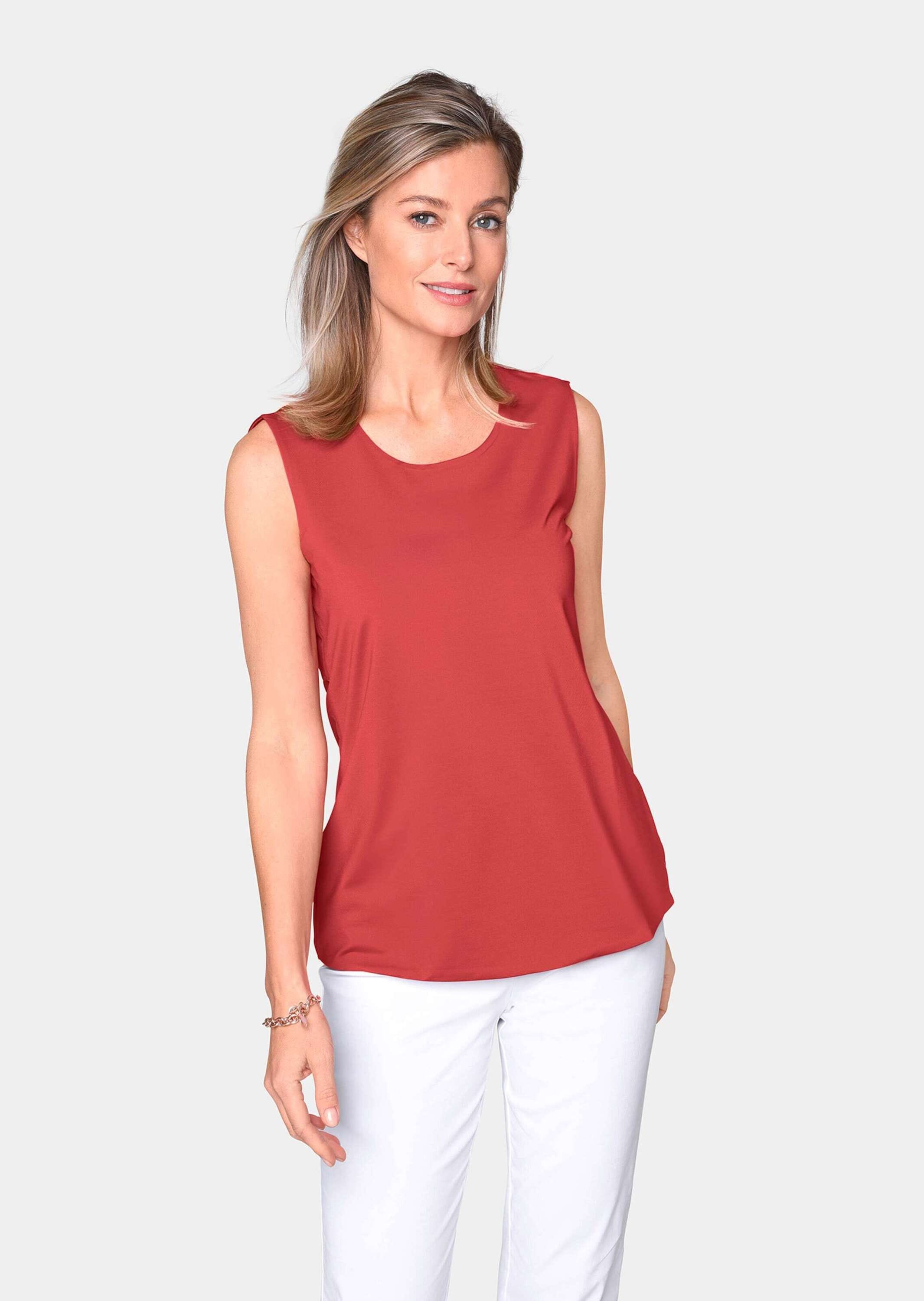 GOLDNER Trägertop "Kurzgröße Gepflegtes Top in formstabiler Ware" ohne günstig online kaufen