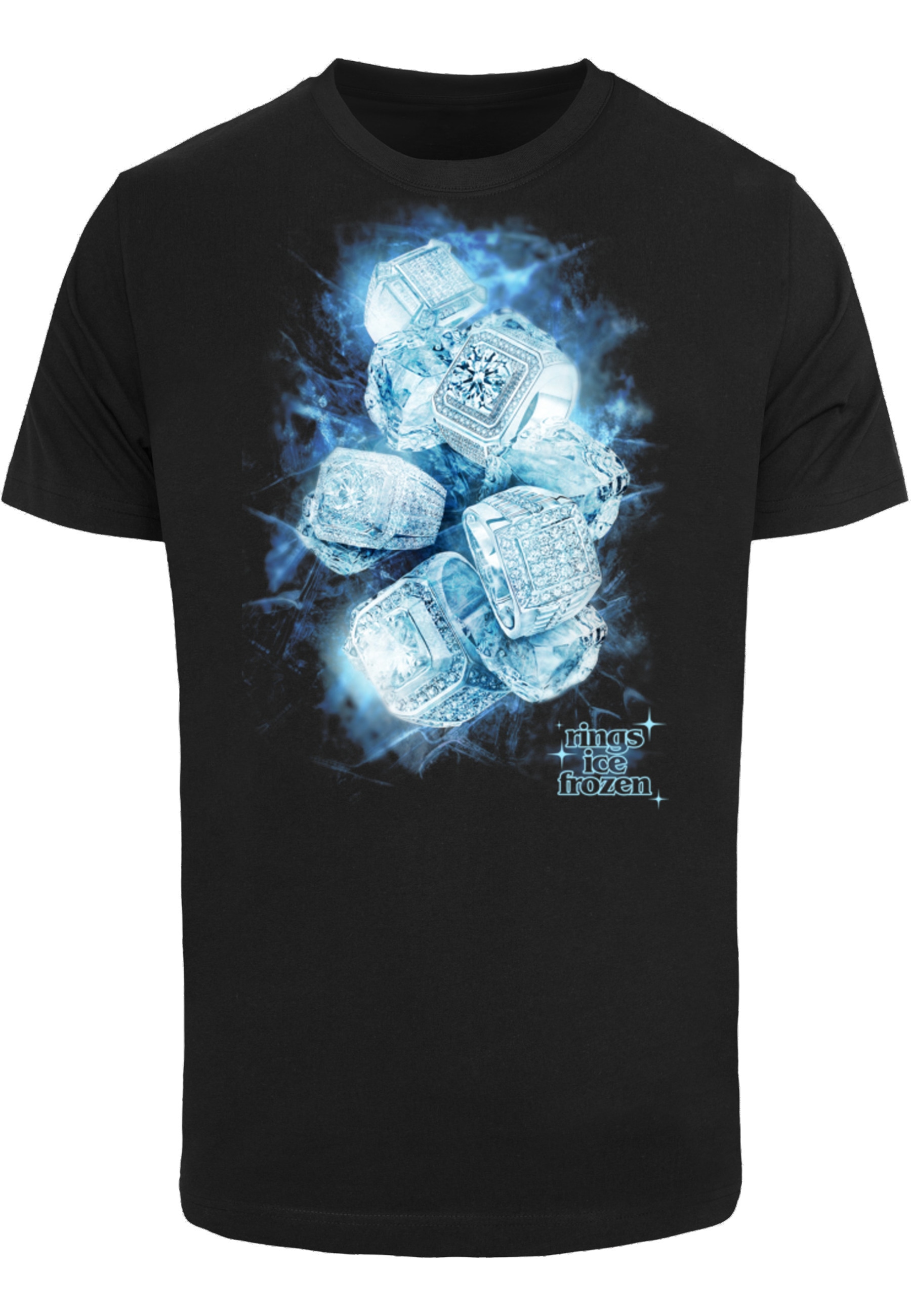 MisterTee T-Shirt "MisterTee Herren Ice Rings Tee" 1 Stk.