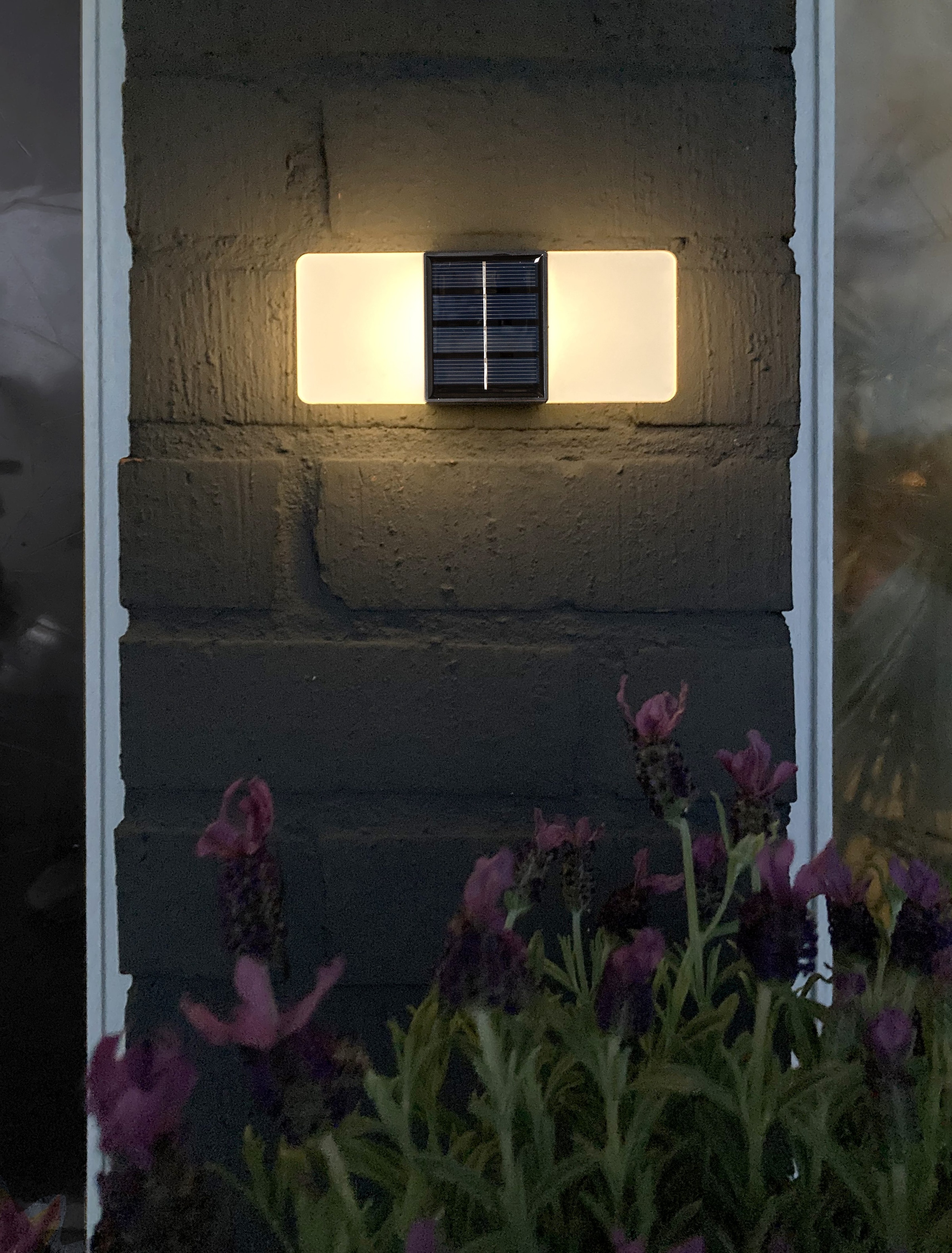 Parforce Traditional Hunting LED Solarleuchte »Solar-Wandleuchte Wandy Frost« LED-Board 1 Stk. Warmweiß 2 Lichtfarben, Dämmerungssensor