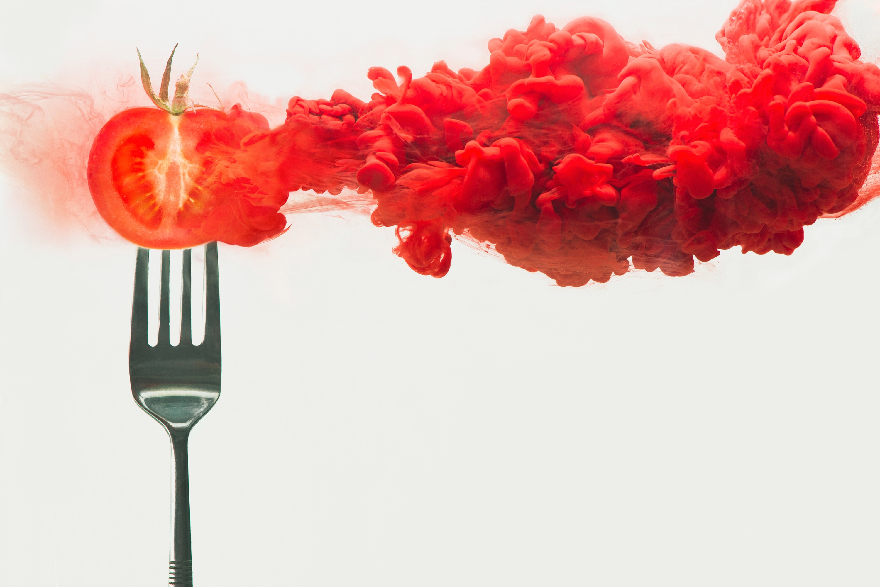Papermoon Fototapete "Photo-Art DINA BELENKO, ZERFALLENE TOMATE"
