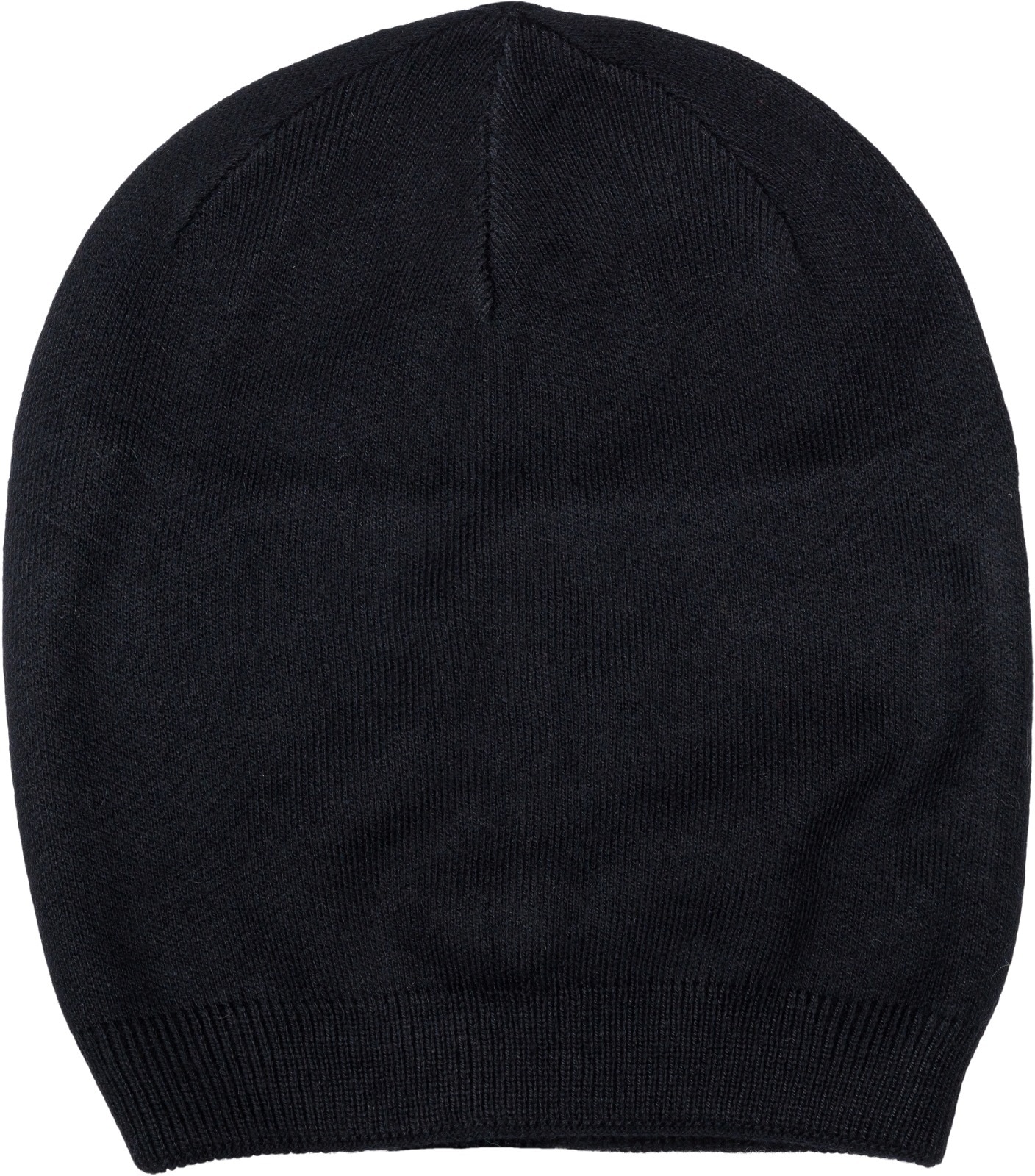 styleBREAKER Strickmütze "Feinstrick Beanie Mütze Uni Doppellagig" 1 Stk.
