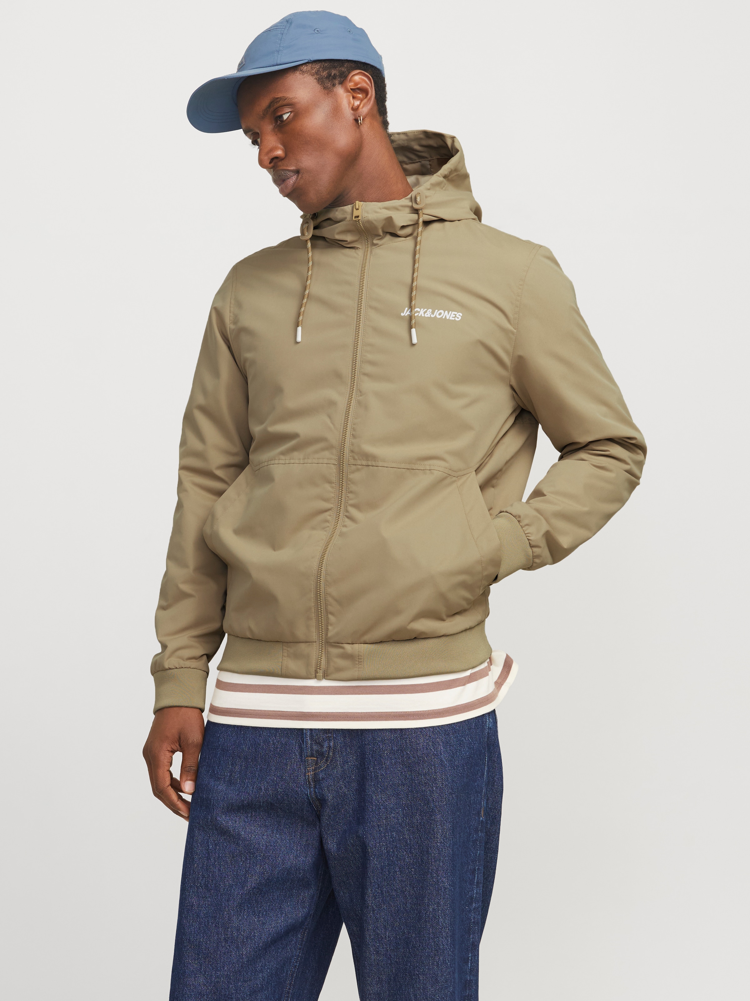 Jack & Jones Blouson "JJERUSH mit Kapuze" mit Kapuze Kunstfaser, regular fi günstig online kaufen