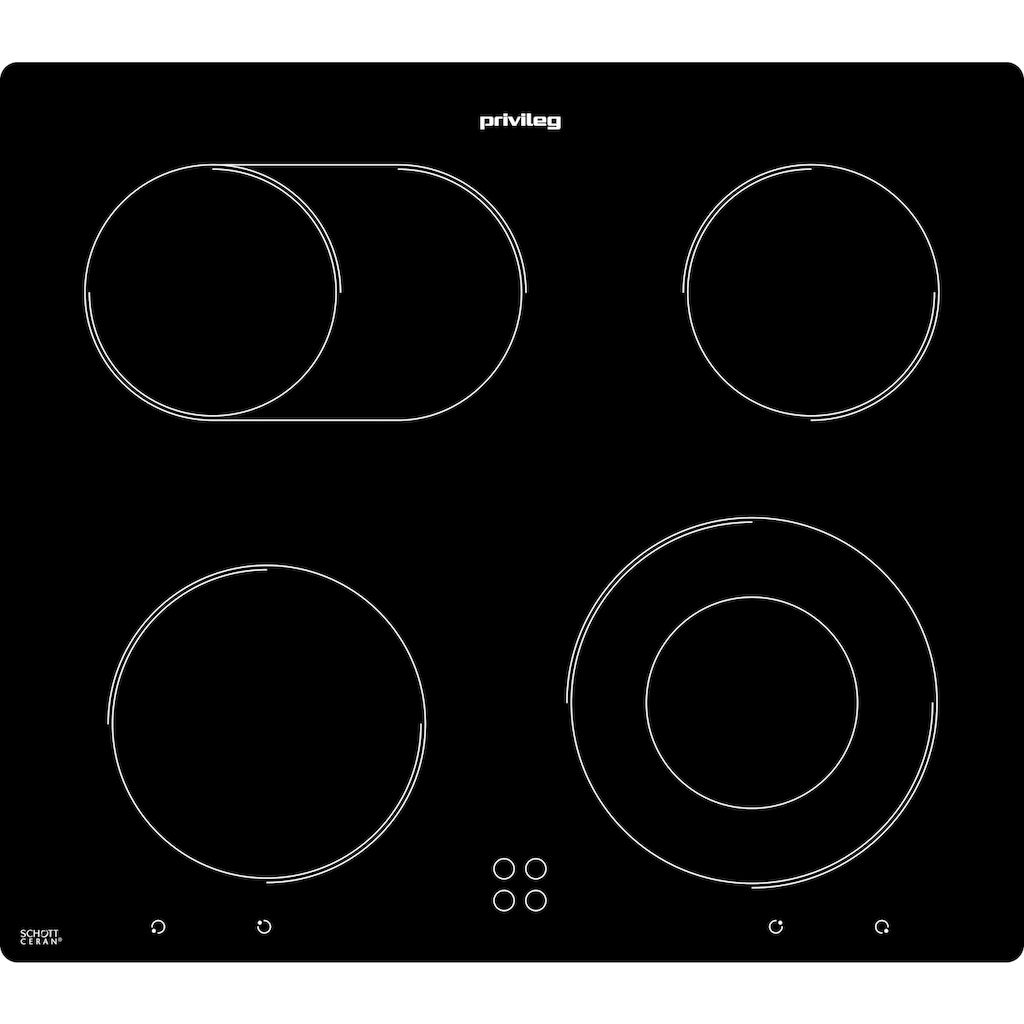 Privileg Elektro-Herd-Set »SET PV510 IN«, PHVR6 OH5V1 IN, Hydrolyse, (Set)