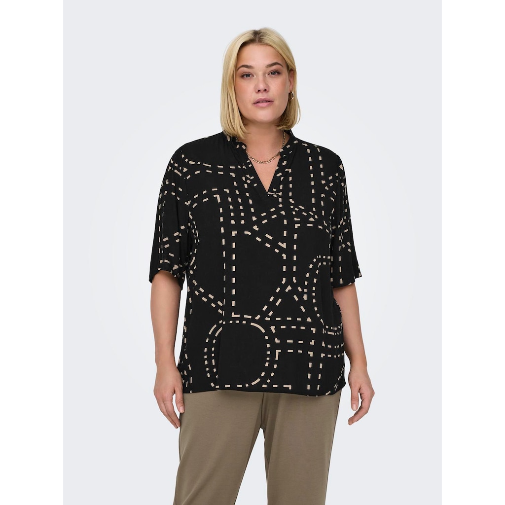 ONLY CARMAKOMA Blusenshirt »CARPHOEBE LIFE 2/4 TOP AOP«