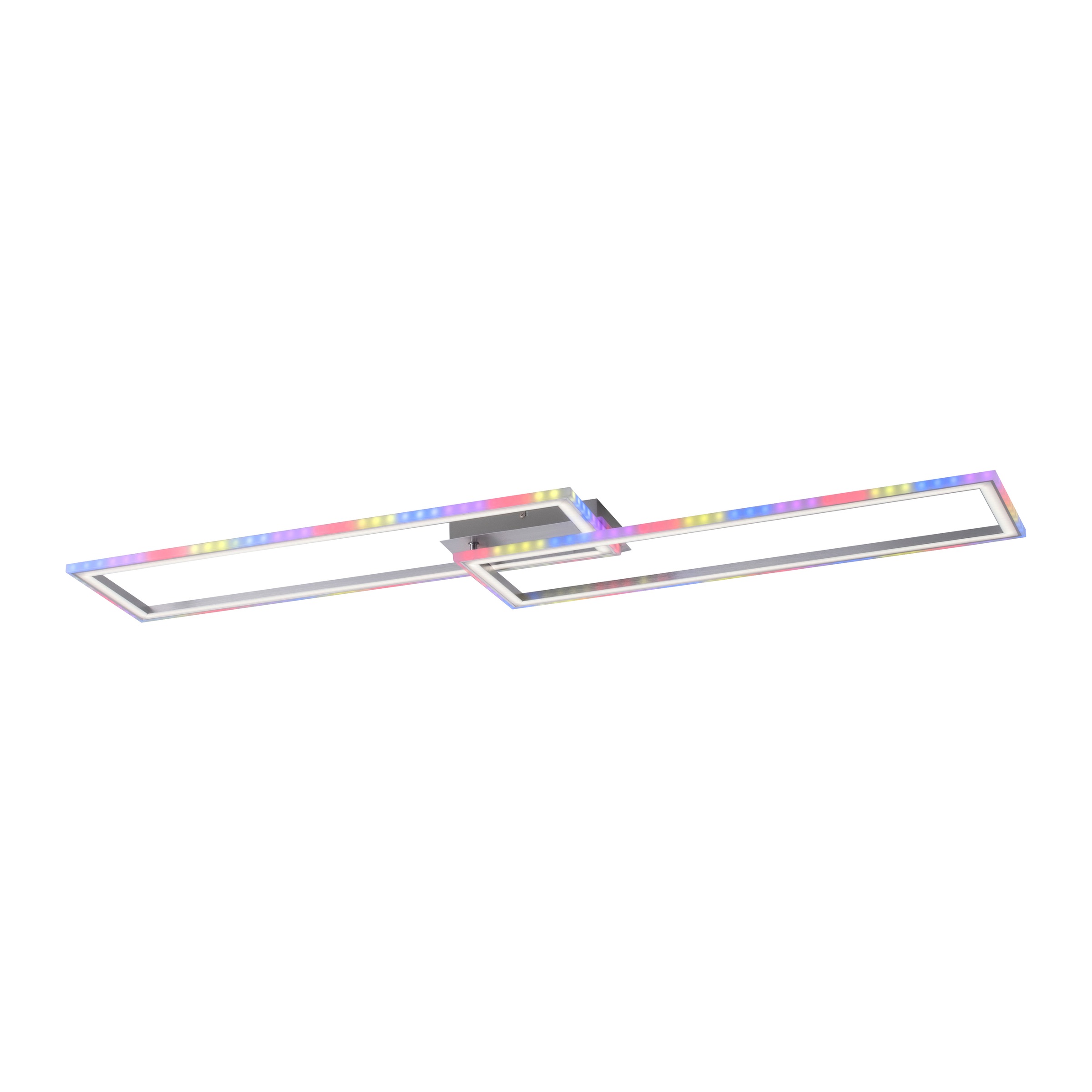 BAUR RGB-Rainbow, über JUST Fernbedienung, inkl., LIGHT flammig-flammig, 2 | Deckenleuchte LED, CCT dimmbar - »FELIX60«, Infrarot