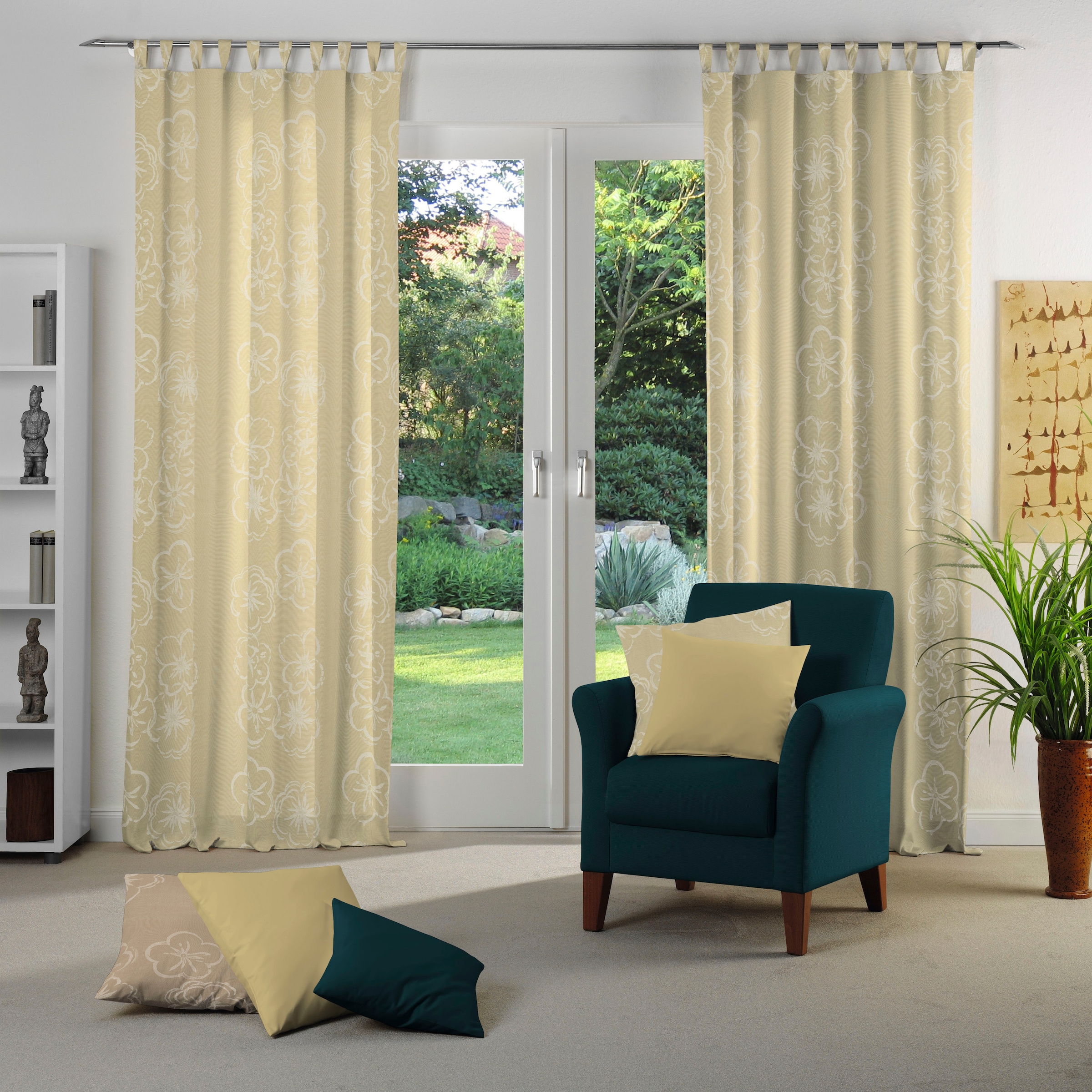 Wirth Vorhang "Dangard" Schlaufen 1 Stk. tlg. günstig online kaufen