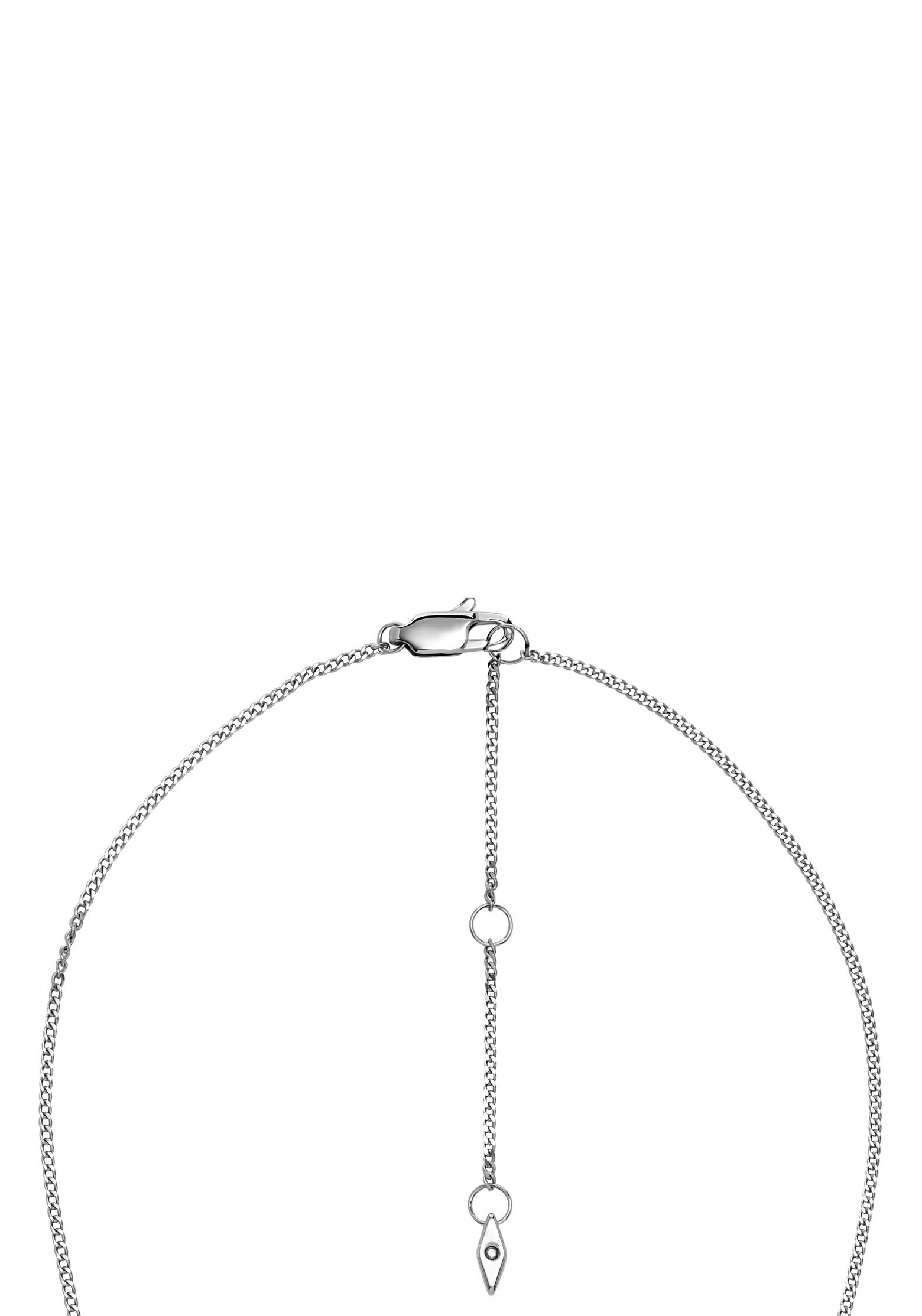 Fossil Kette mit Anhänger »LANE, JF04134040«, mit Glasstein