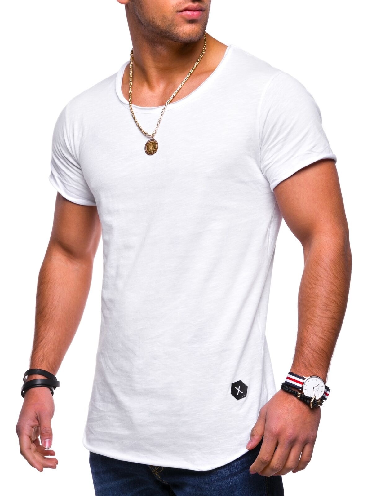 behype T-Shirt "DUST" 1 Stk. tlg. mit Rundhals-Ausschnitt günstig online kaufen