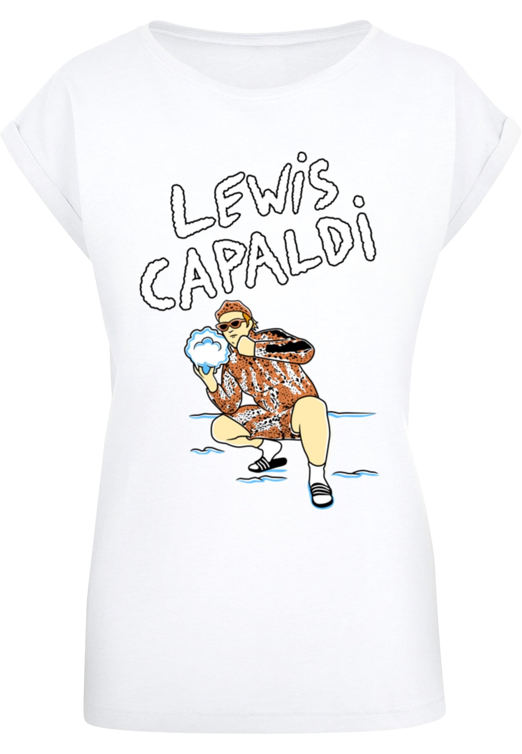 Merchcode T-Shirt "Merchcode Damen Ladies Lewis Capaldi - Snowleopard T-Shi günstig online kaufen