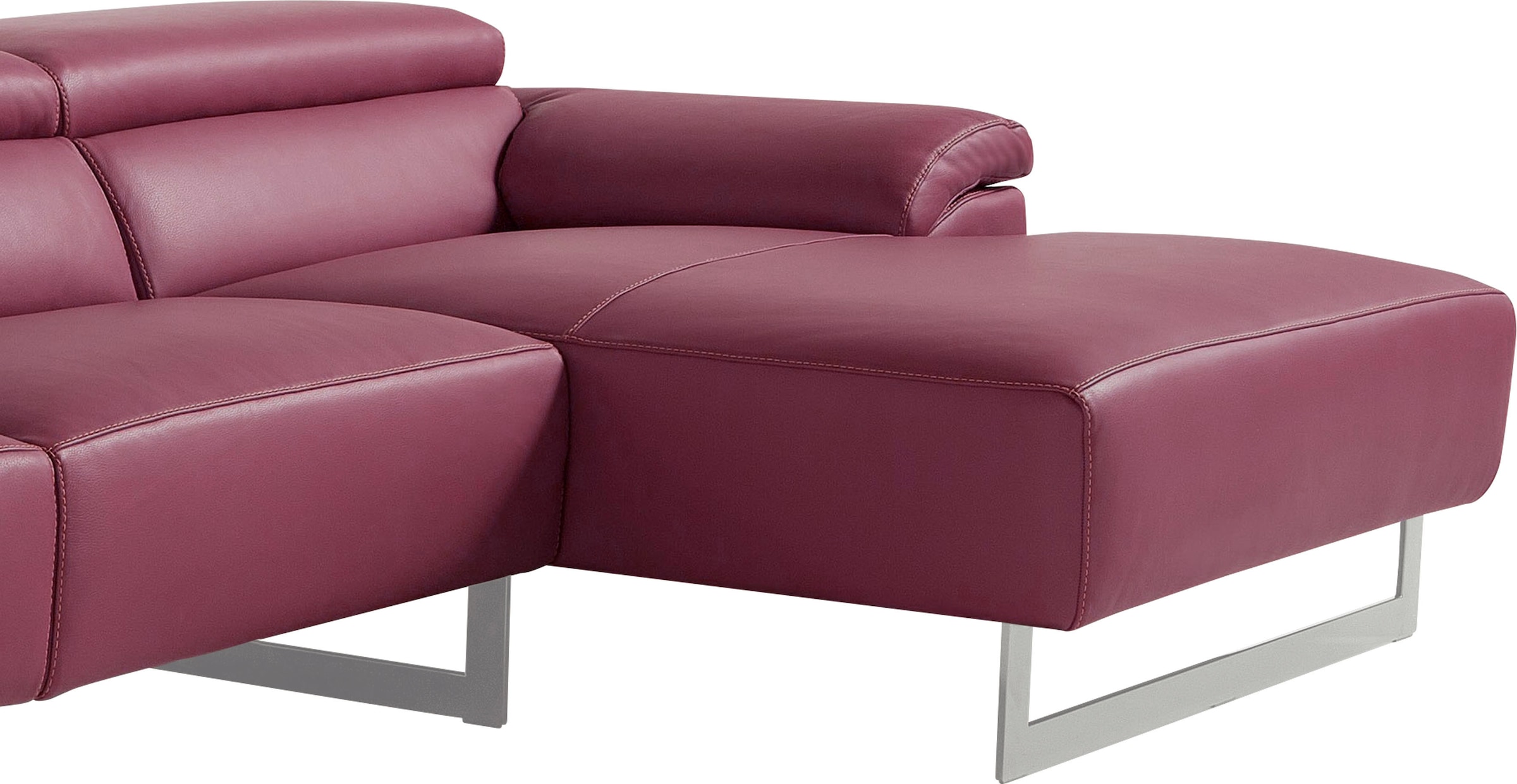 Egoitaliano Ecksofa "Malika, edel und bequem, Designsofa mit hochwertigen B günstig online kaufen