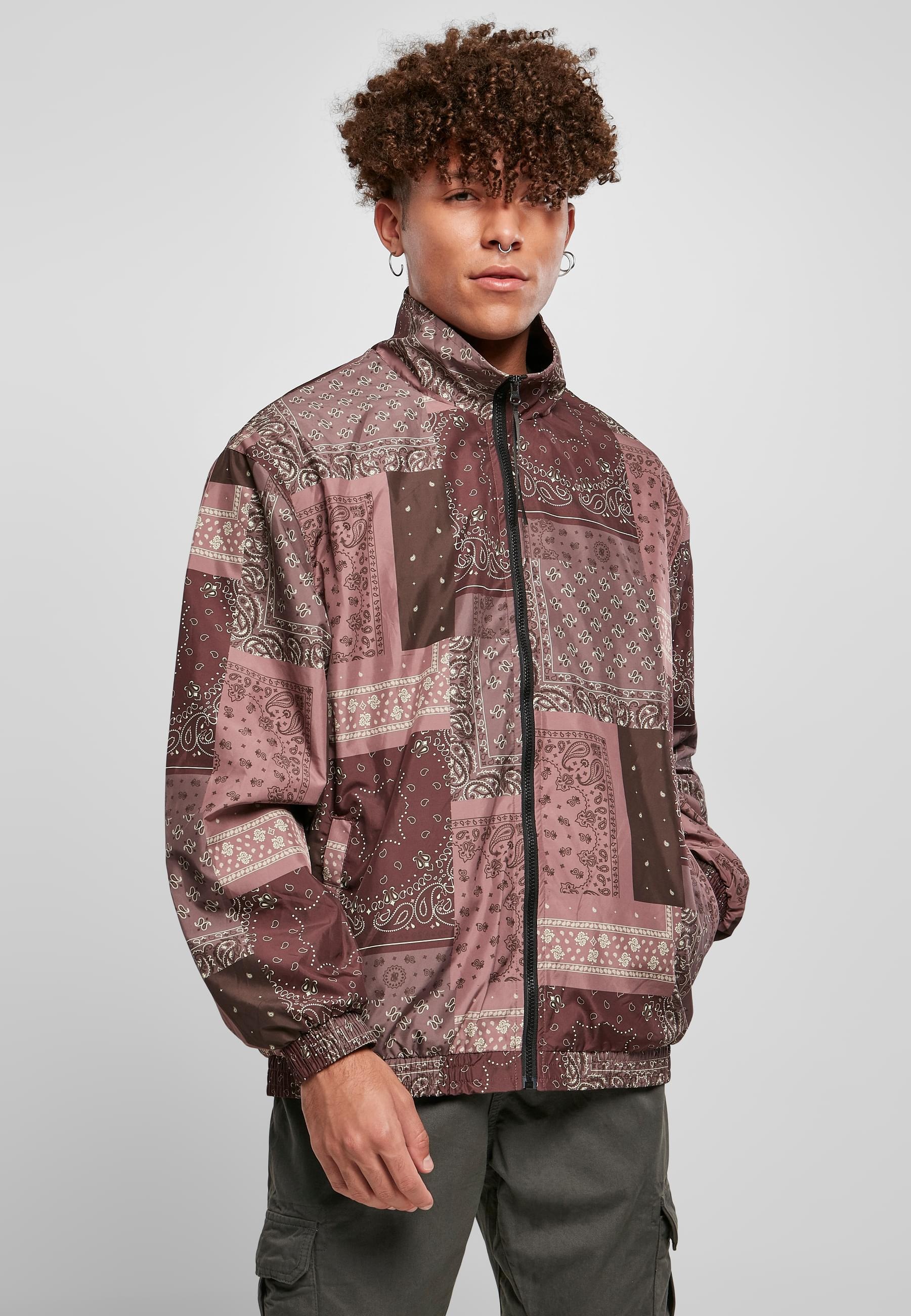 URBAN CLASSICS Allwetterjacke »Urban Classics Herren 90´s Track Jacket«, (1 St.), ohne Kapuze
