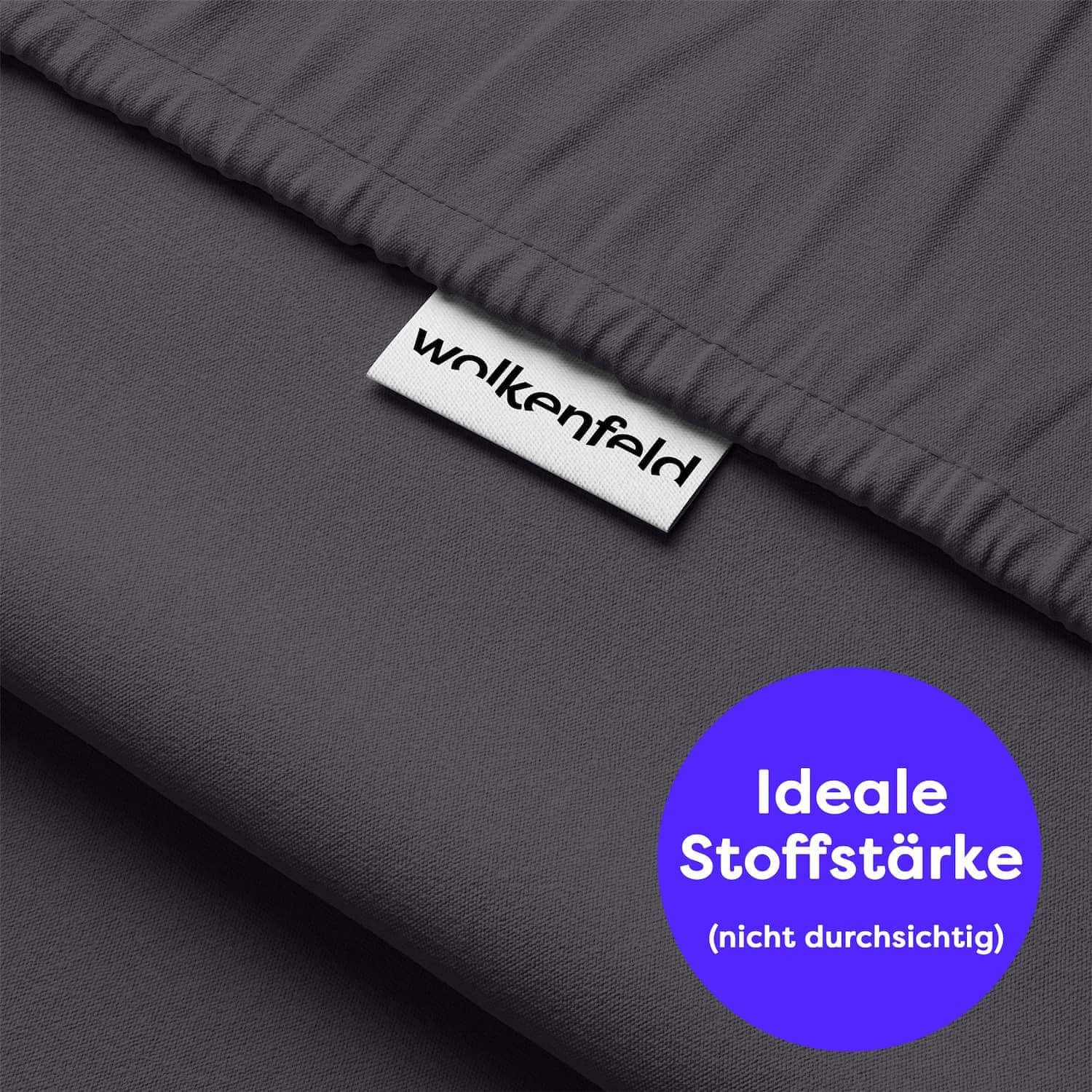 Thumbnail - Wolkenfeld Bettwäsche "Mikrofaser 4 tlg - Allergiker Bettwäsche einfarbig - unfassbar weich" 4 Stk. tlg. 135x200 cm, 155...
