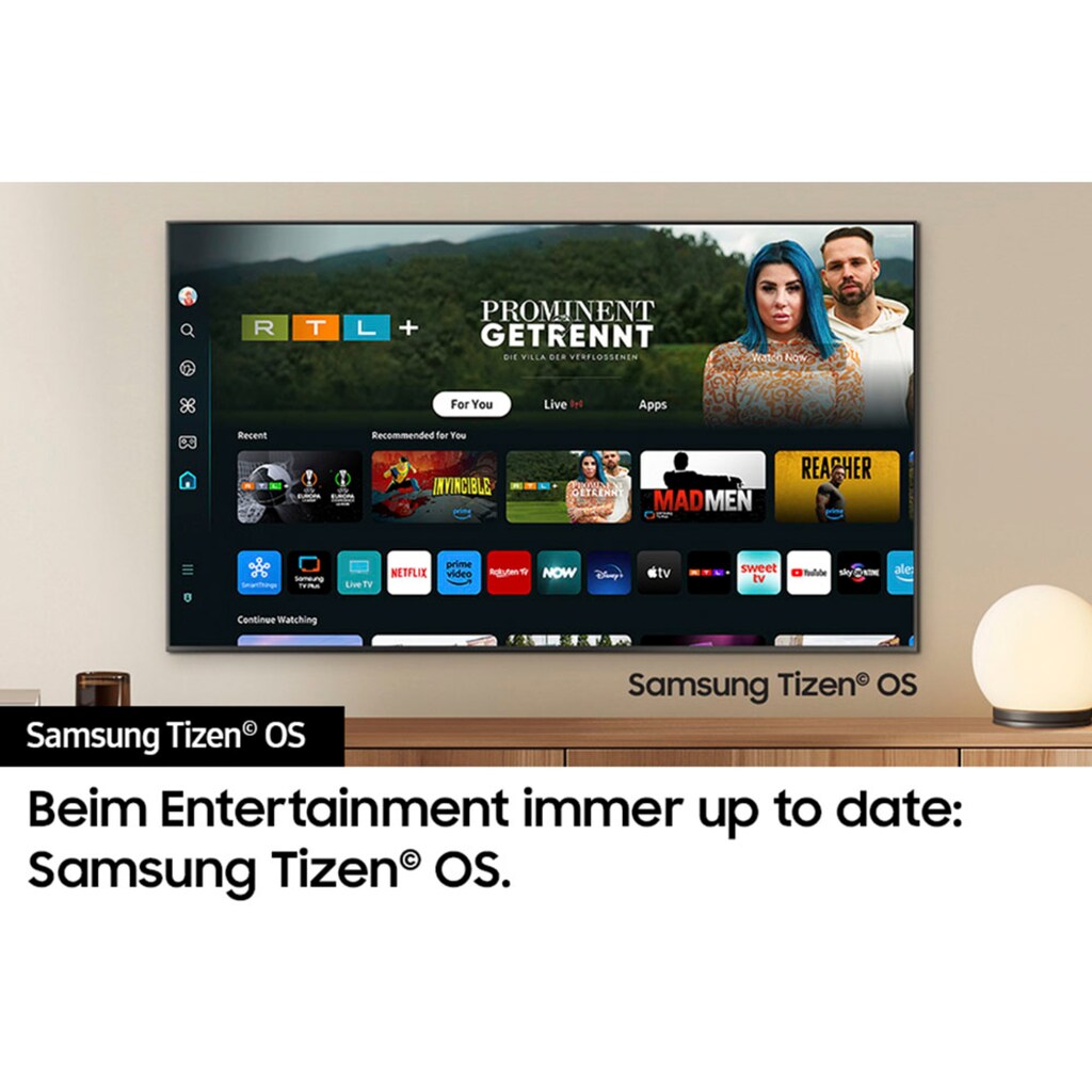 Samsung QLED-Fernseher »GQ43Q60DAU«, 108 cm/43 Zoll, 4K Ultra HD, Smart-TV