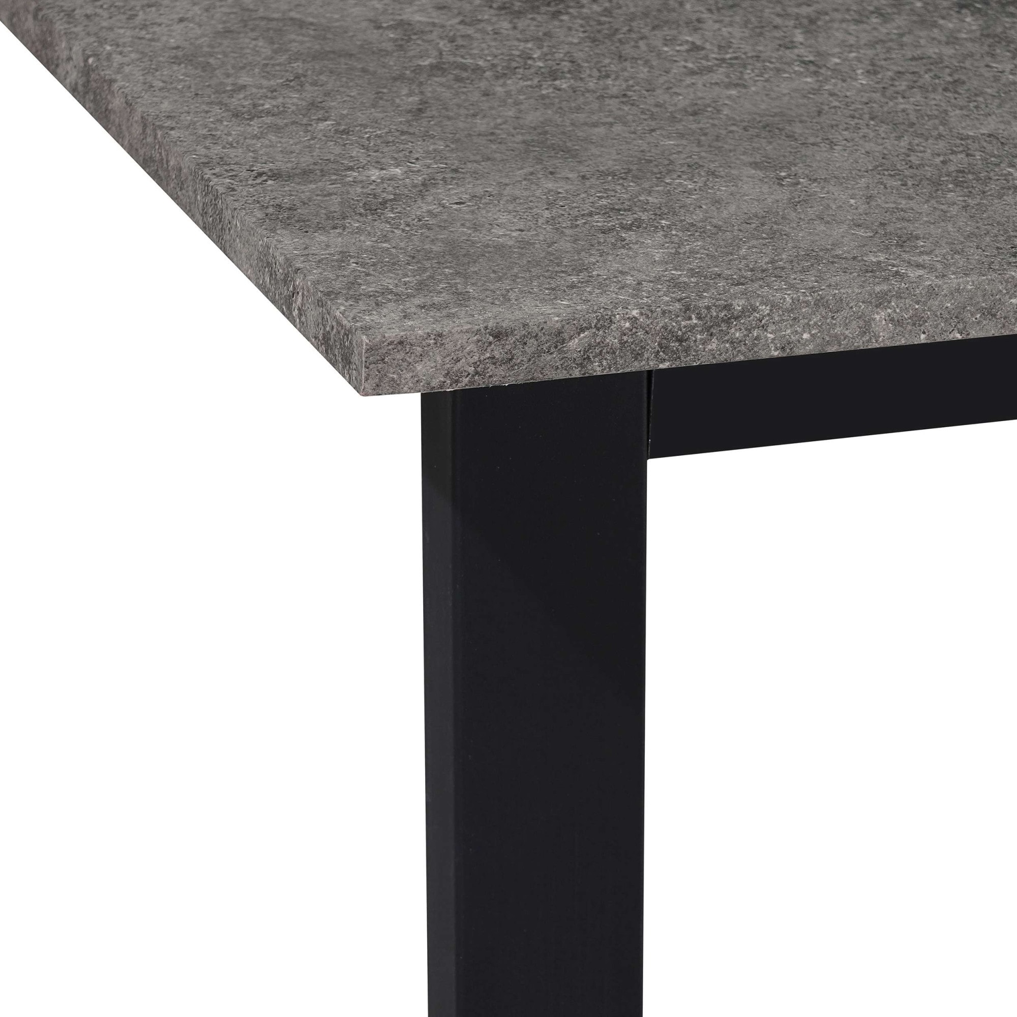 OTTO home Esstisch »Barcell« schwarzes Metallgestell, Plattenvarianten wählbar, sowie Größen