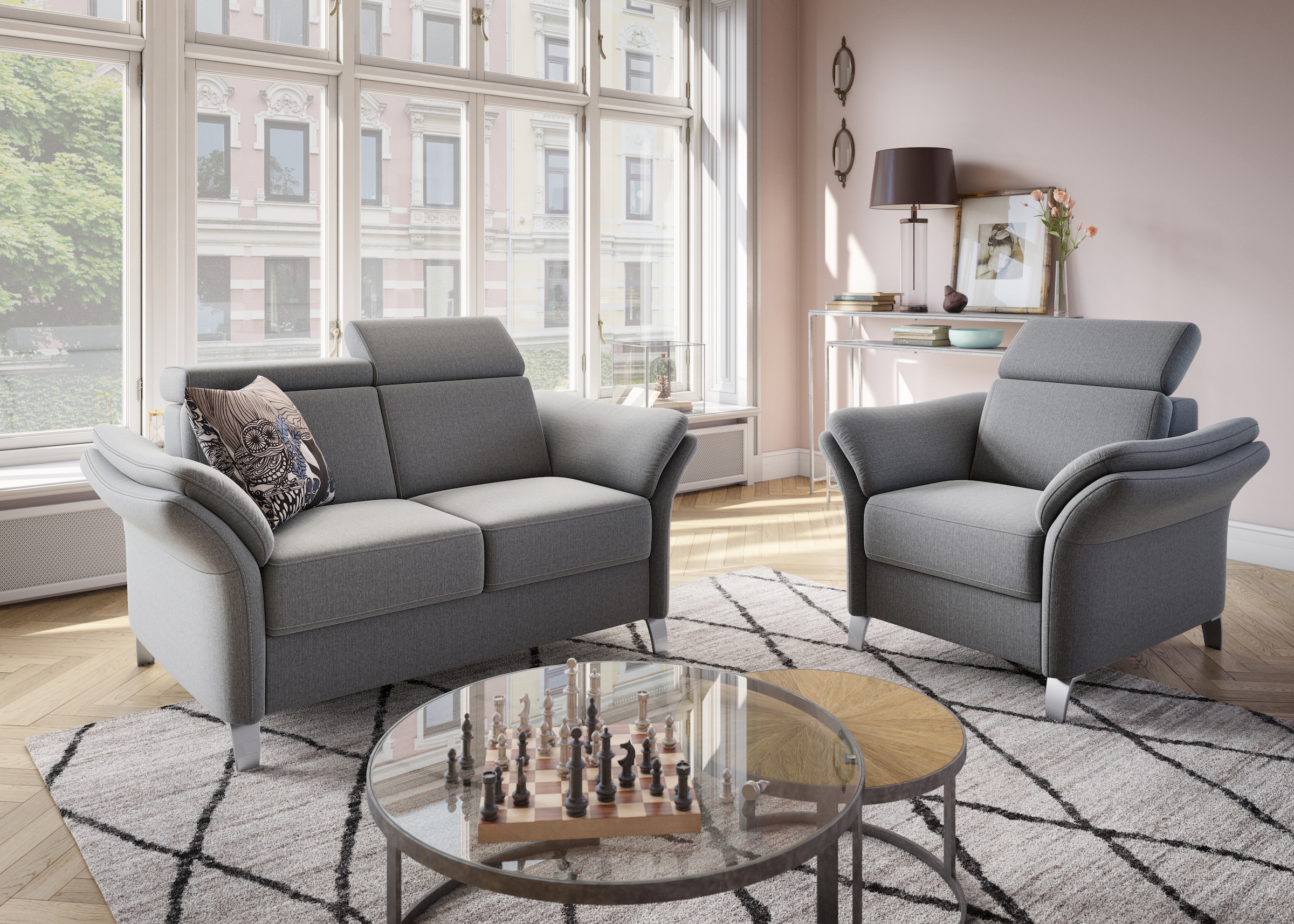 sit&more Sessel »Vincenzo« inklusive Kopfteilverstellung