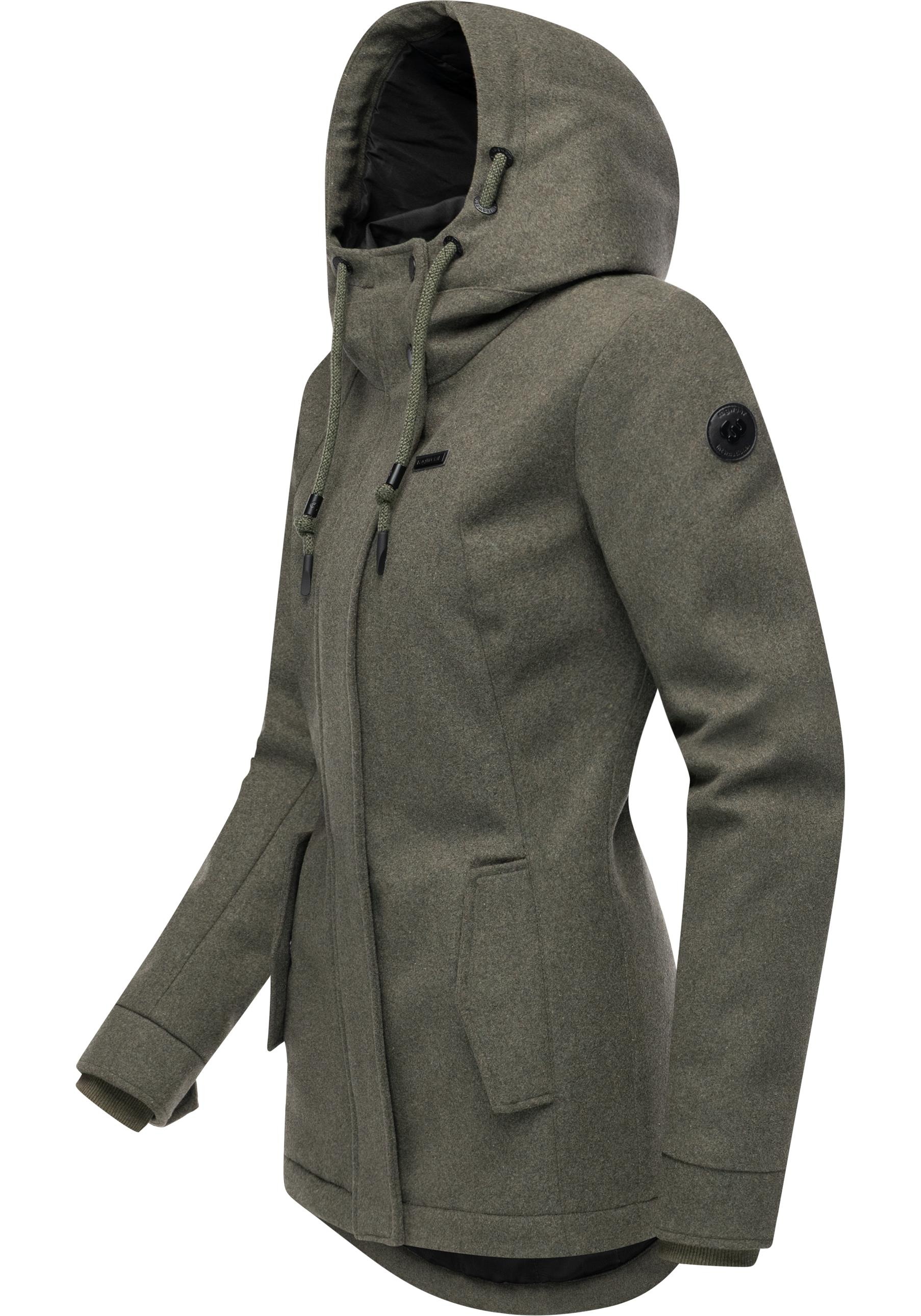 Ragwear Winterjacke »Monadde Felt YOUMODO«, mit Kapuze, Wasserfeste warme Jacke mit Kapuze