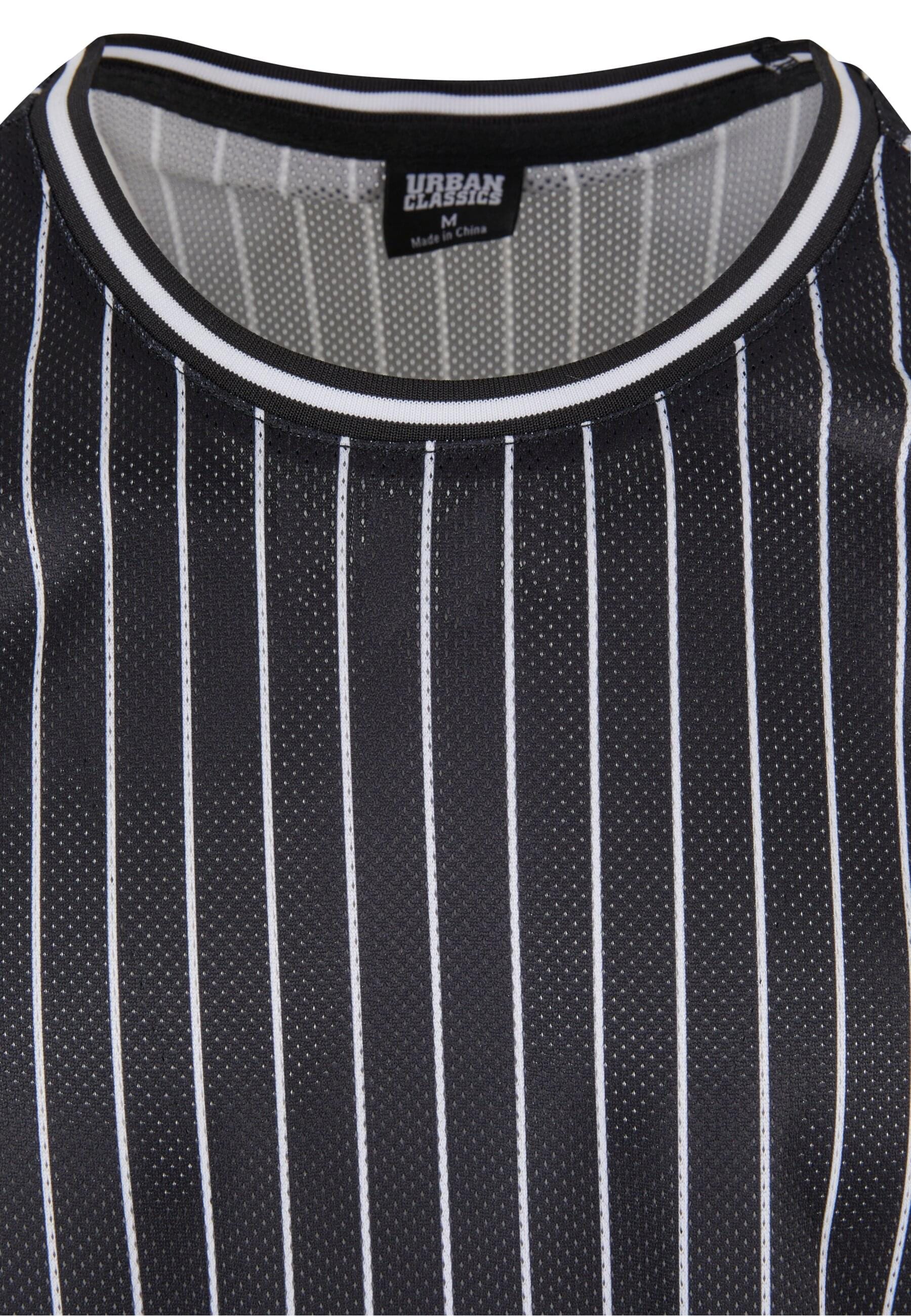 URBAN CLASSICS Tanktop »Urban Classics Striped Mesh Tanktop«, (1 tlg.)
