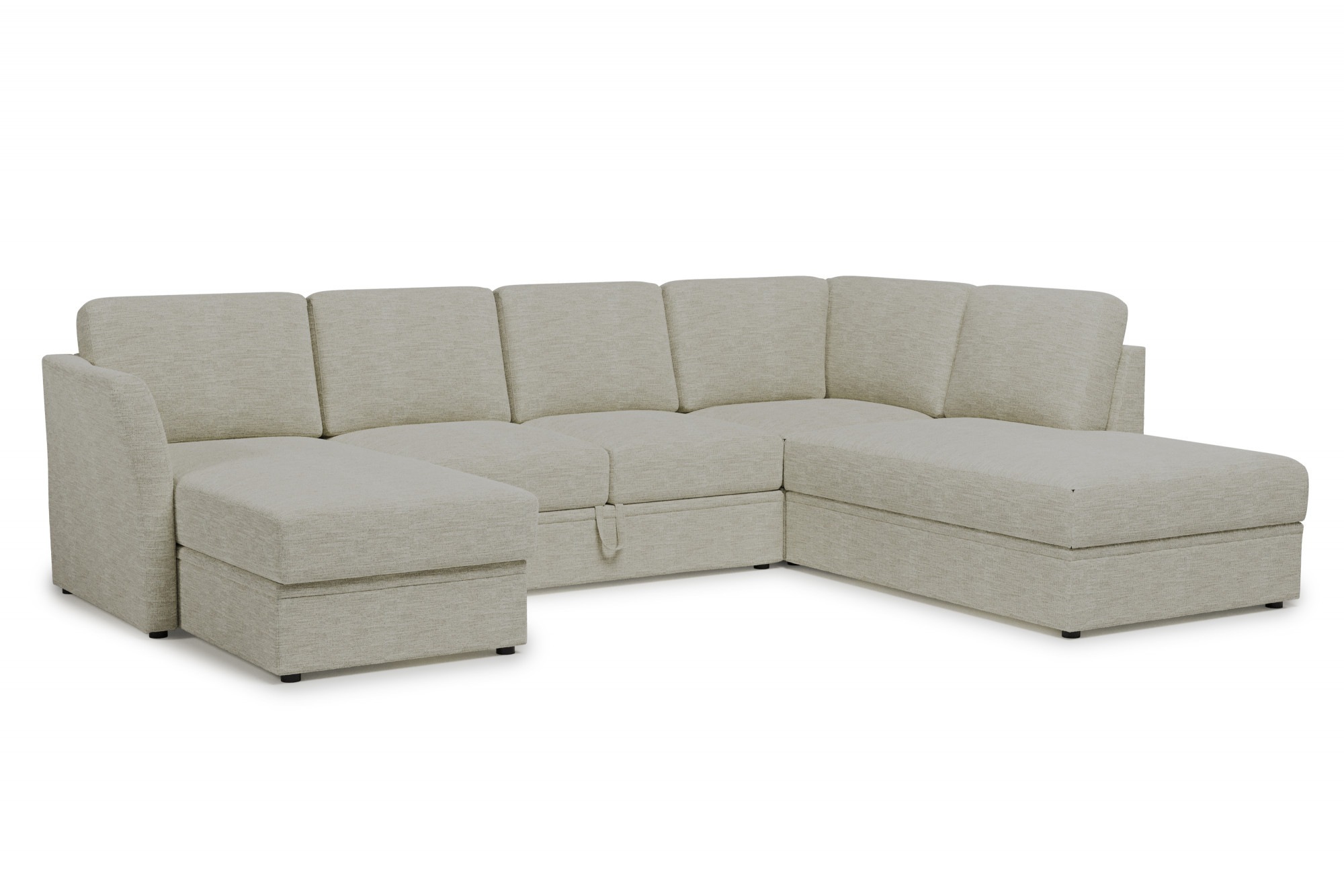 Thumbnail - Home affaire Wohnlandschaft "Lavars Schlafsofa", mit Bettfunktion und Stauraum, in zwei verschiedenen Bezugsqualitäten