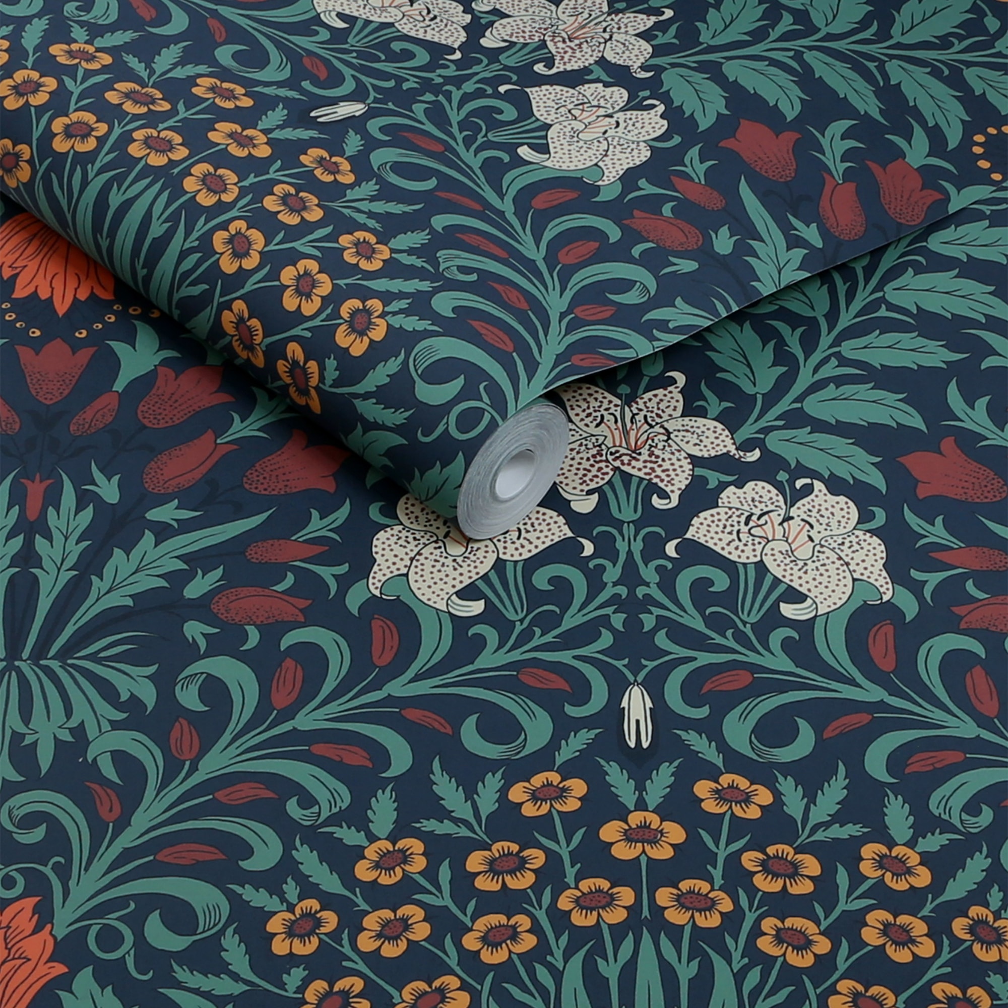 WILLIAM MORRIS AT HOME Vliestapete »Garden Moonlight«, Motiv, Design Tapeten