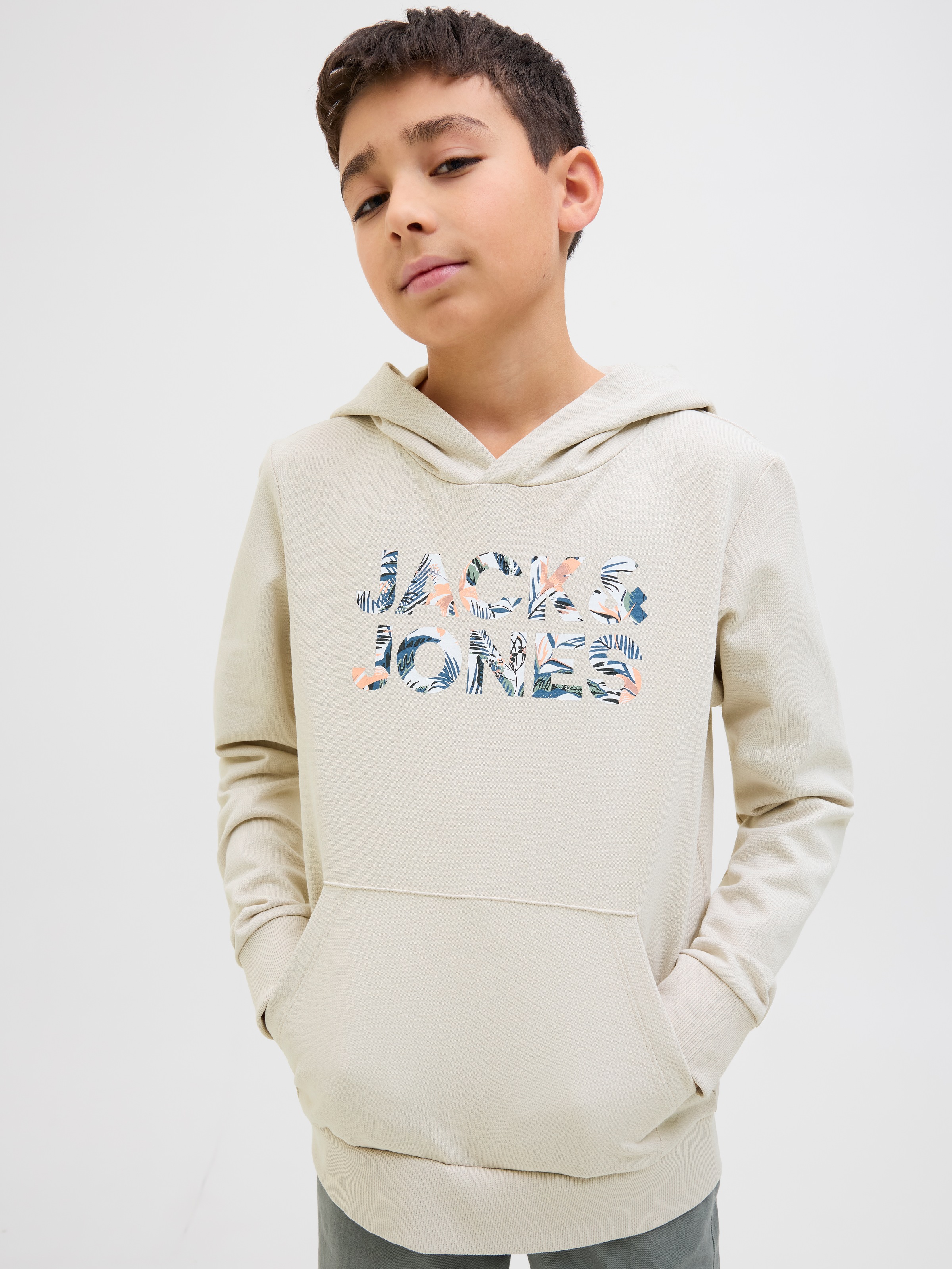 Jack & Jones Junior Kapuzensweatshirt »JJEBRYAN CORP LOGO SWEAT HOOD NOOS JNR«