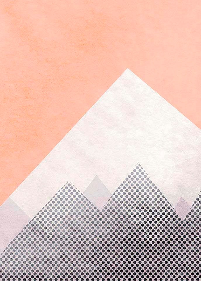 Komar Bild »Wild and Free Mountain«, Formen-Kunst, (1 St.), Wandbild zur Dekoration - ohne Rahmen