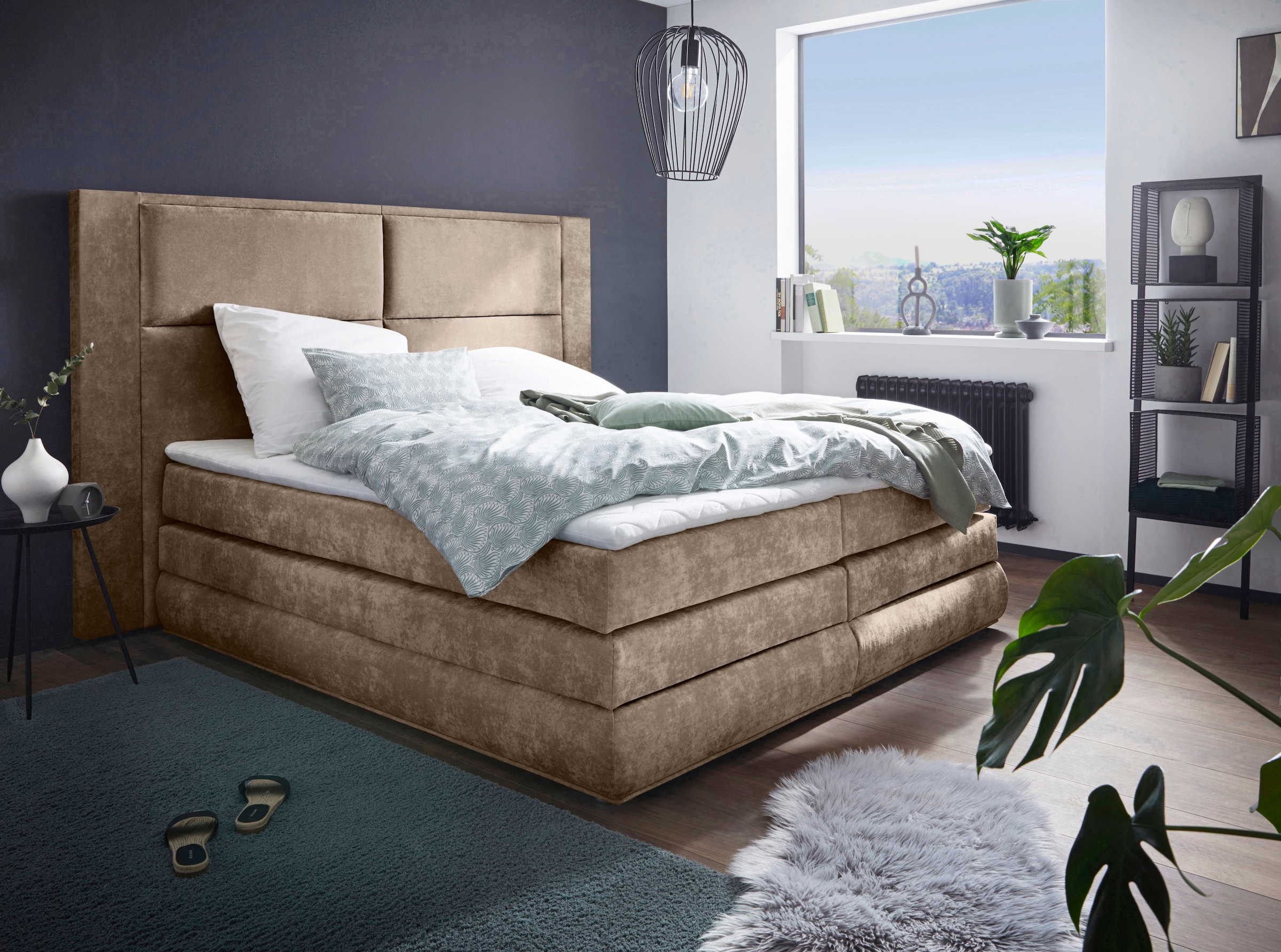 COLLECTION AB Boxspringbett Copenhagen, inklusive Bettkasten und Topper, wa günstig online kaufen