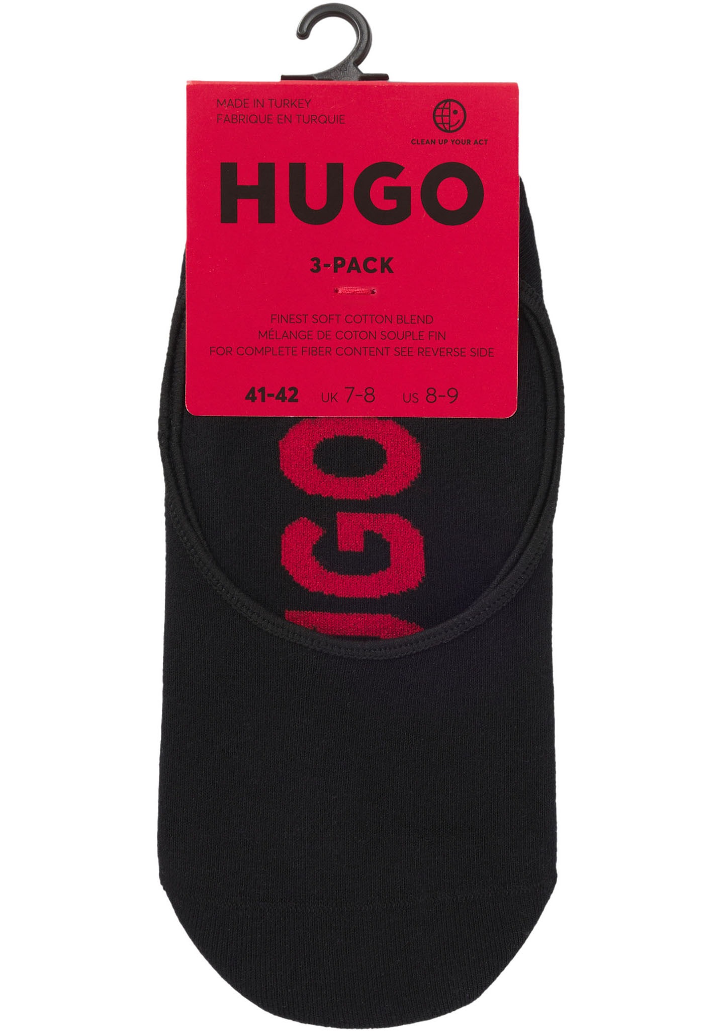 HUGO Underwear Füßlinge "3P SL LOGO CC" 3 Paar tlg. günstig online kaufen