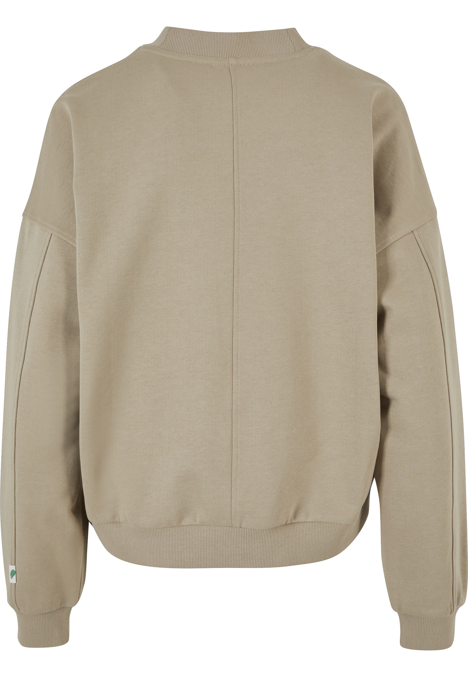 URBAN CLASSICS Sweater "Urban Classics Damen Ladies Oversized Organic Crewn günstig online kaufen