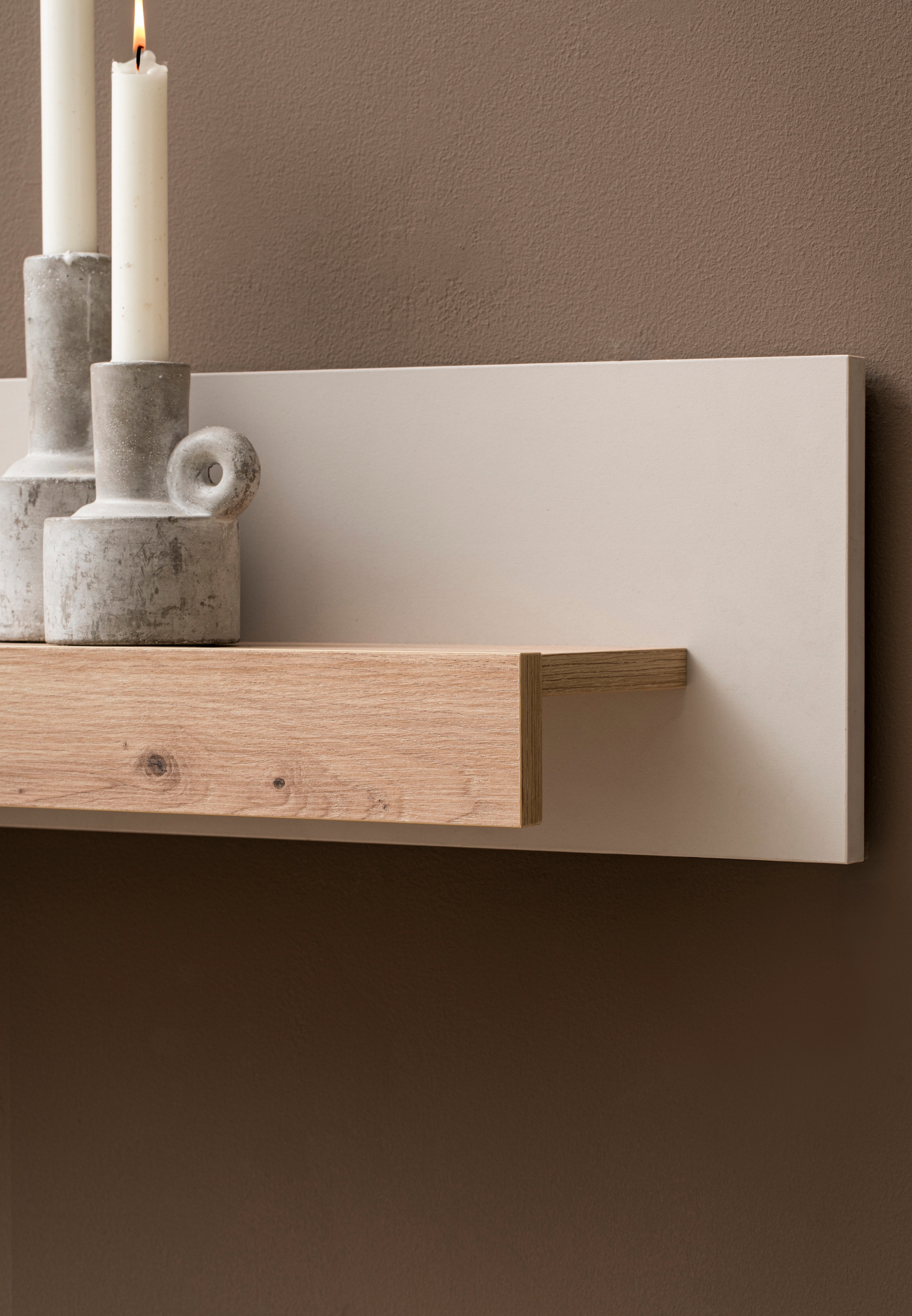 Home affaire Wandboard »Sonora, modernes Wandregal, Wandhalter mit Ablagefläche, 189 cm breit« vielseitig einsetzbares Hängeregal, in zwei Größen verfügbar