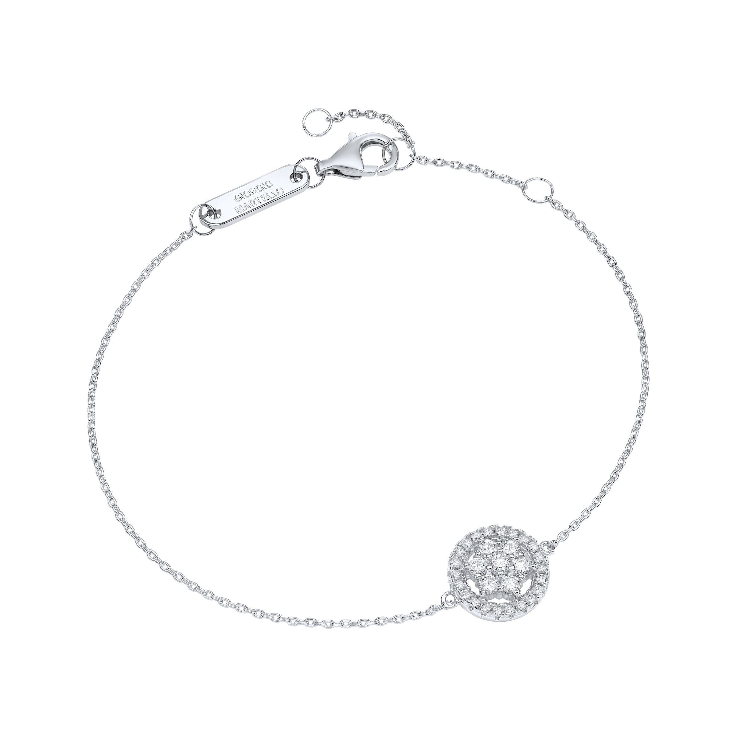 GIORGIO MARTELLO MILANO Armband »mit Lab Grown Brillanten, Silber 925«