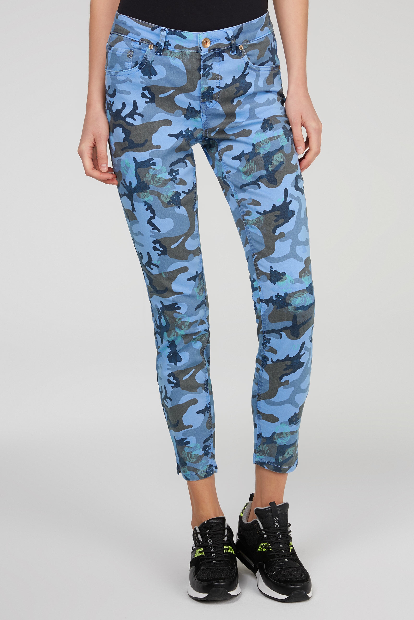 Slim-fit-Jeans, mit All Over Print