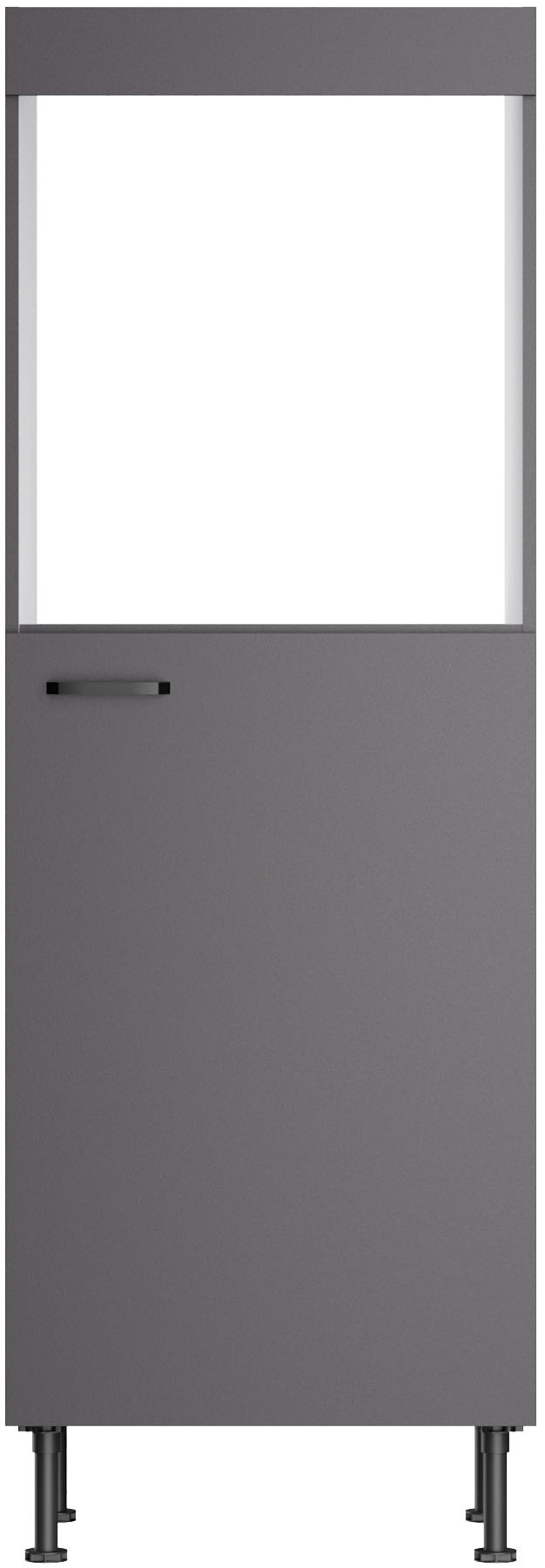 KOCHSTATION Backofenumbauschrank "KS-Paula" 60 cm breit, 176 cm hoch, mit 1 festen Blende, 1 Tür, 2 Einlegeböden