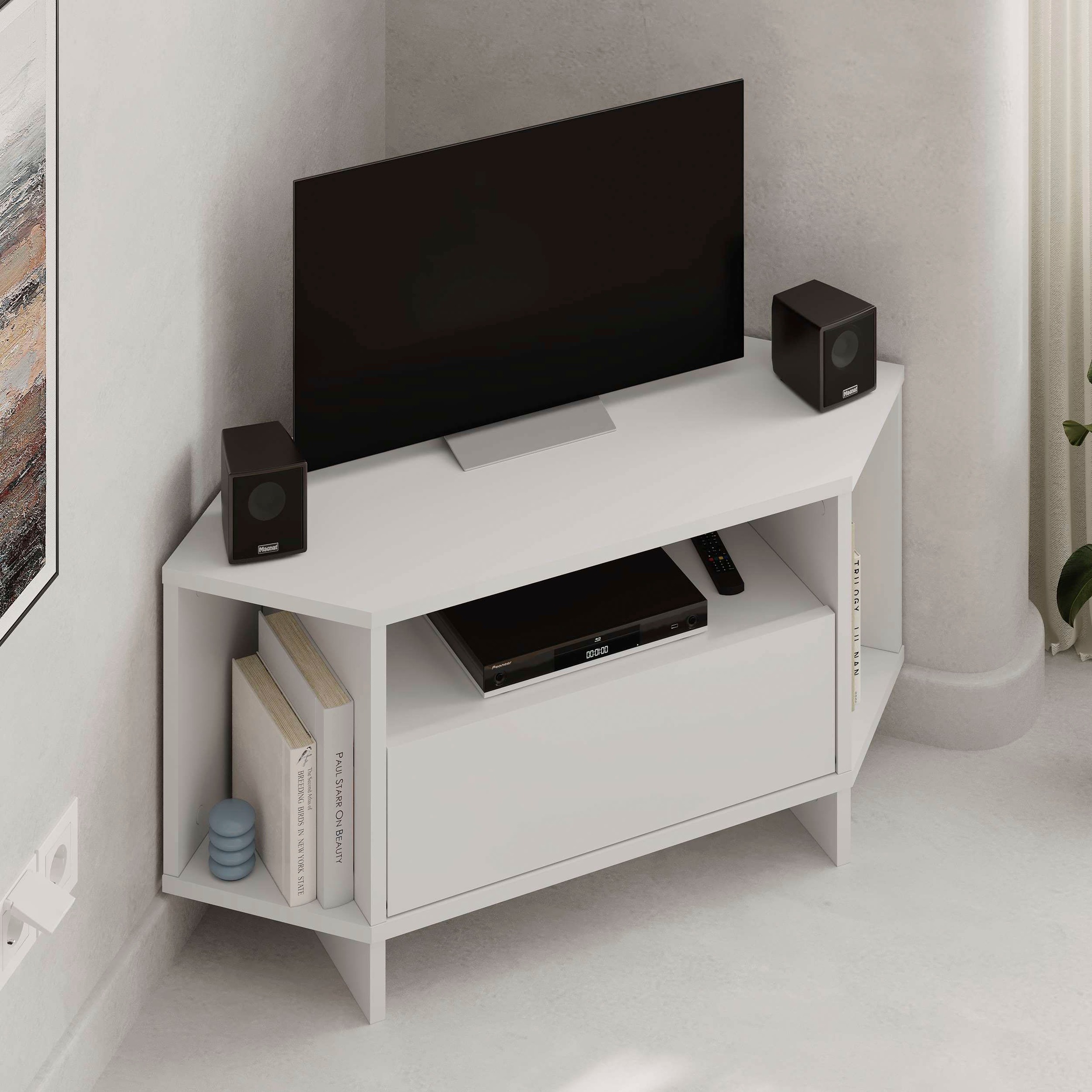 Decortie TV-Schrank »Viva TV Schrank«, (Packung), Einfache Montage, Naturfreundlich, Platzsparend