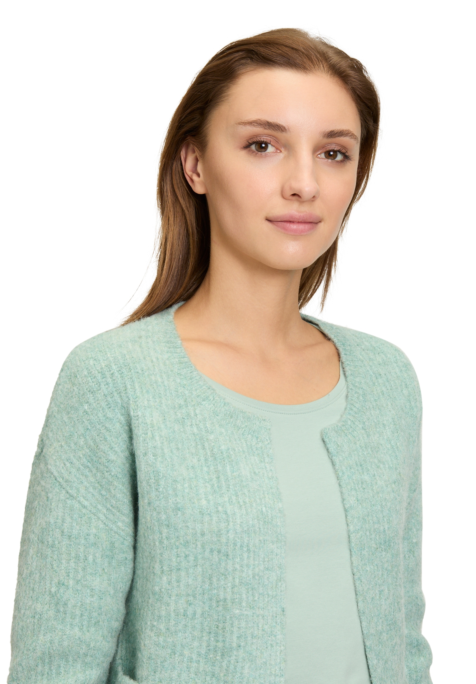 Cartoon Strickjacke »Cartoon Damen Strick-Cardigan mit Taschen«, Struktur