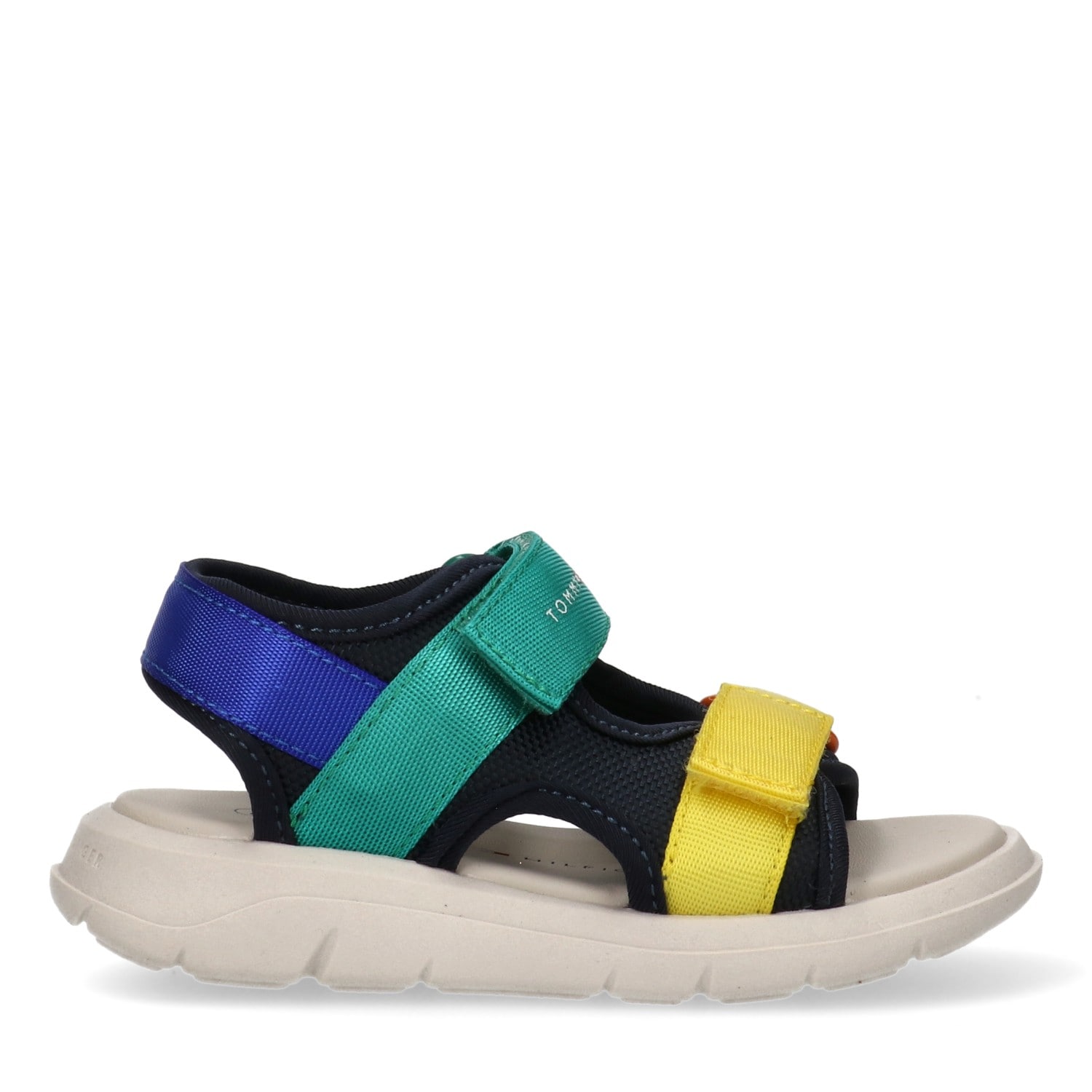 Tommy Hilfiger Sandale  Trekkingsandale, Sommerschuh, Klettschuh im Kontrastlook