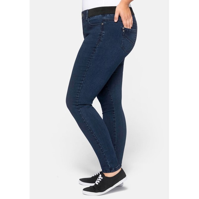 Sheego Stretch-Jeans »Große Größen«, »Die Skinny«, wächst bis zu 3 Gr. mit  online kaufen | BAUR