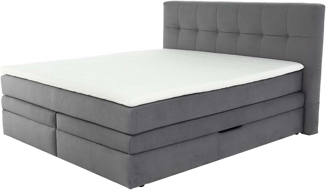 Jockenhöfer Gruppe Boxspringbett "Amy" mit Bettkasten und Kaltschaum-Topper günstig online kaufen