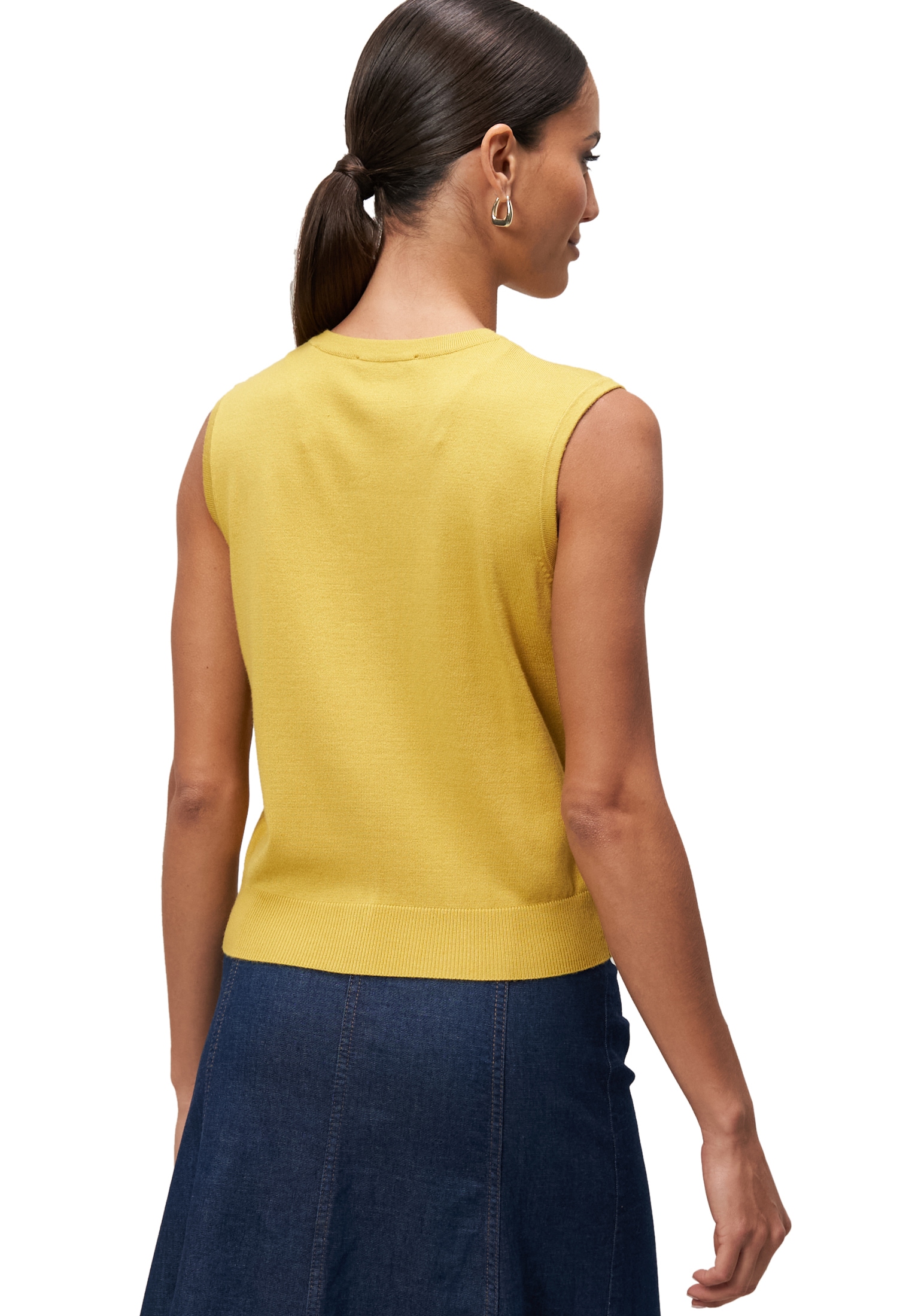 Zero Strickjacke »zero Damen Feinstrickweste mit Knopfleiste«, Knopfleiste