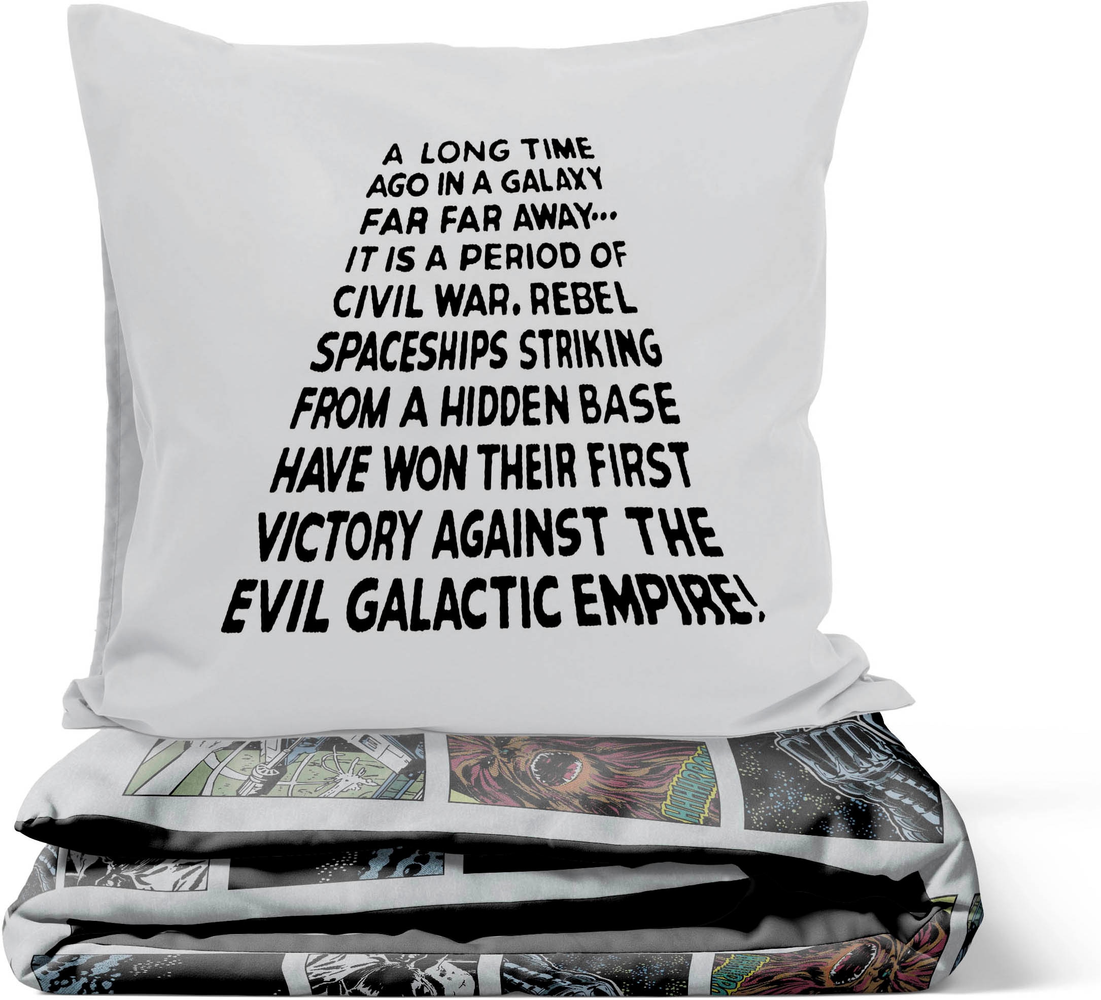 Star Wars Kinderbettwäsche »Star Wars Classic Comic« 2 100% Baumwolle