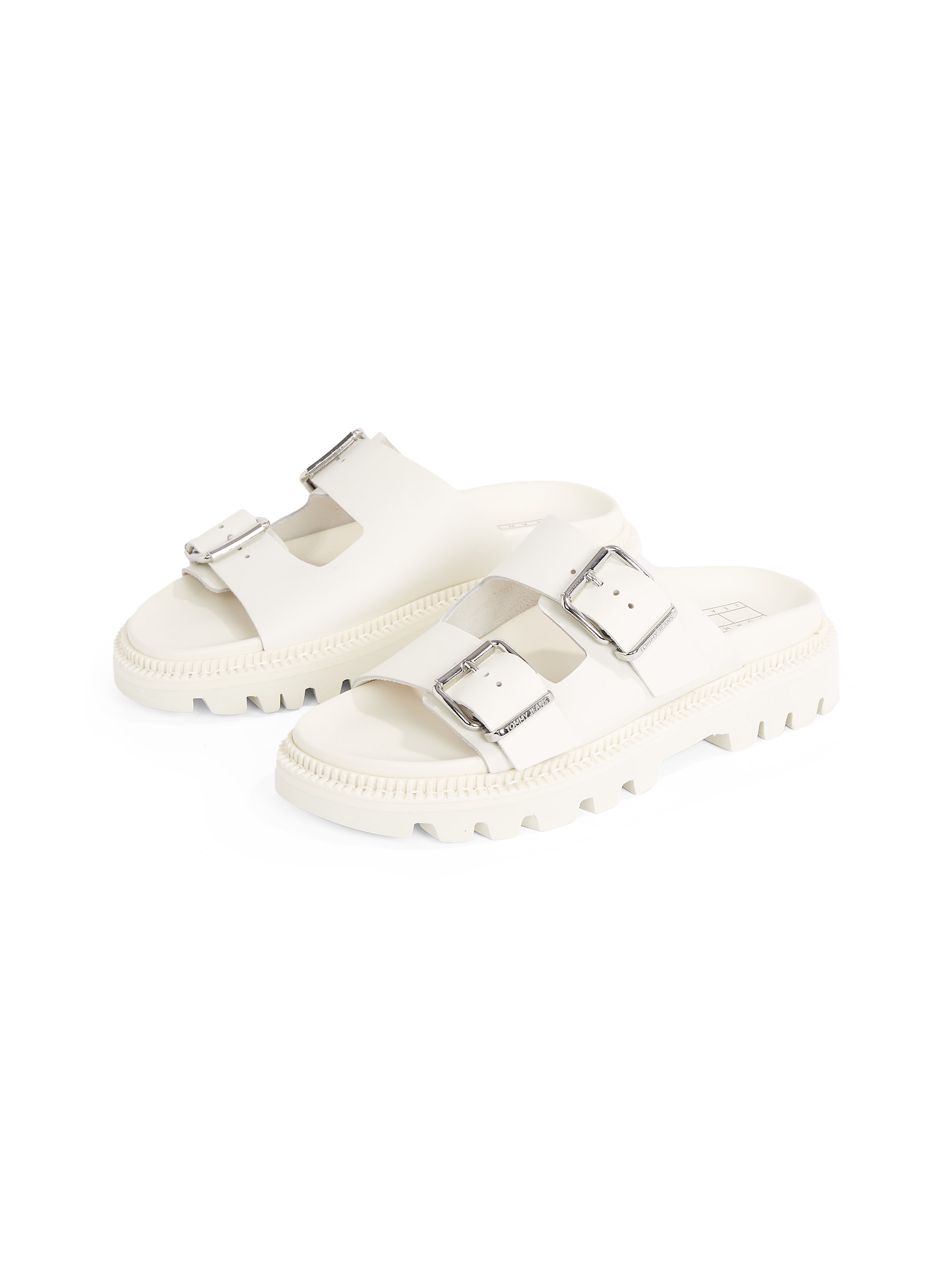 Tommy Jeans Pantolette "TJW DOUBLE STRAP SANDAL", Plateau, Sommerschuh, Sch günstig online kaufen