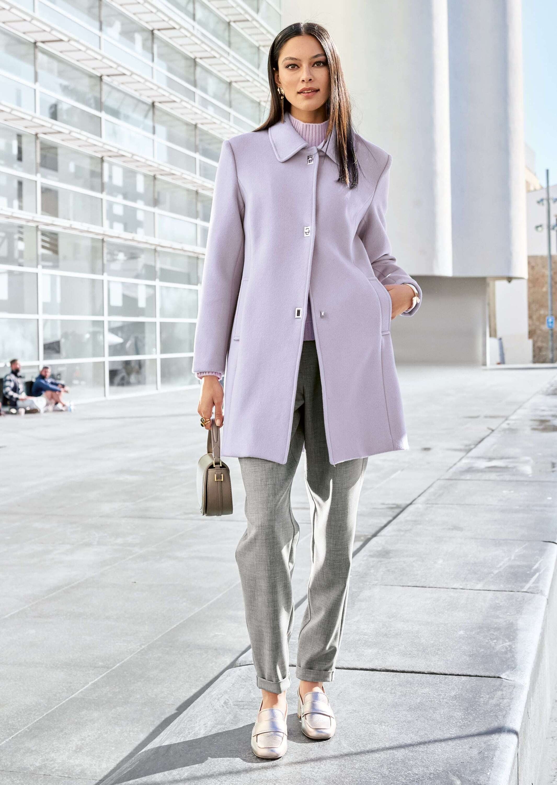 MADELEINE Langmantel »Mantel Langer Wollmantel«