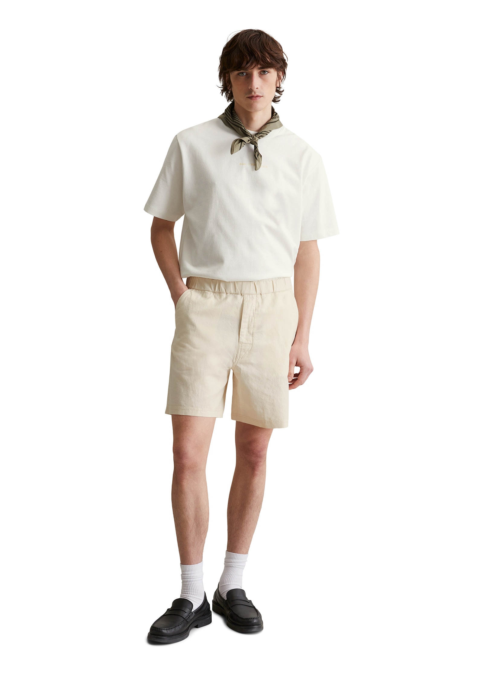 Marc O'Polo DENIM Shorts »aus Leinen-Bio-Baumwoll-Mix«