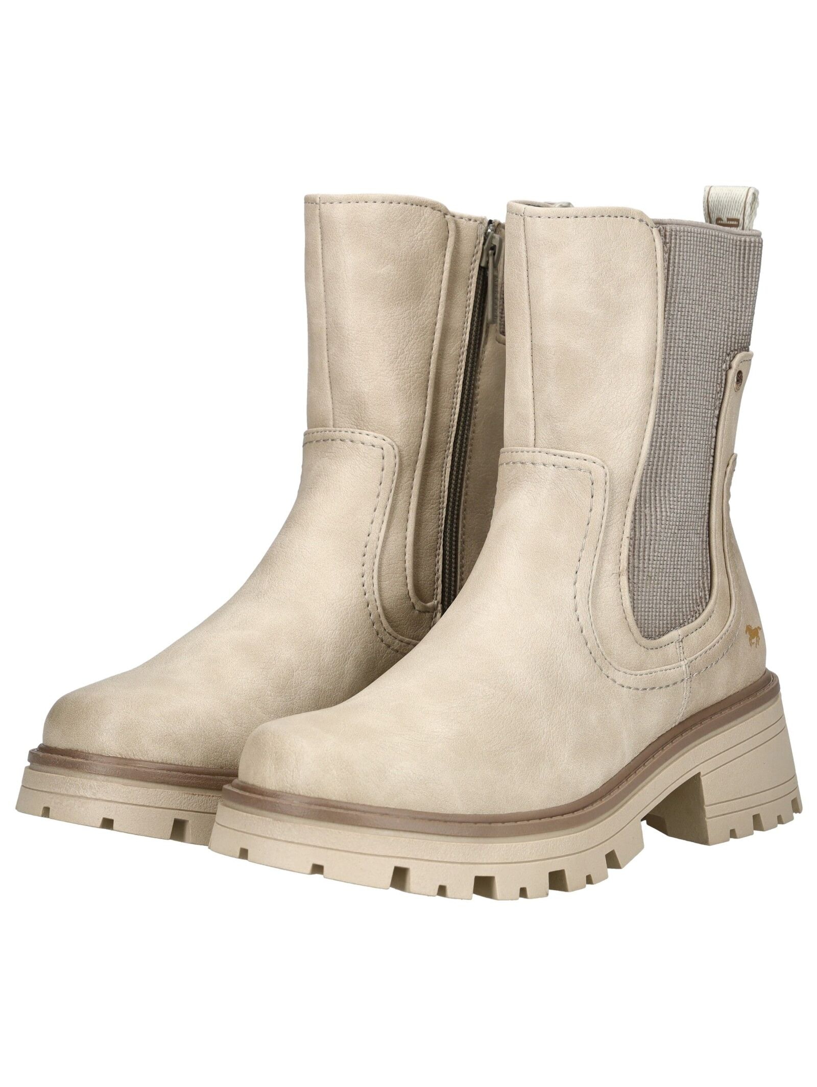 Mustang Shoes Stiefelette »Mustang Shoes Stiefelette Lederimitat/Textil«